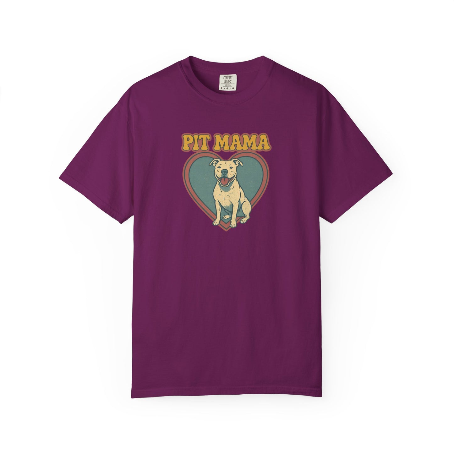 Pit Mama Unisex T-Shirt - Perfect Gift for Dog Lovers, Pet Owners, Animal Rescue Advocates, Dog Mom Apparel