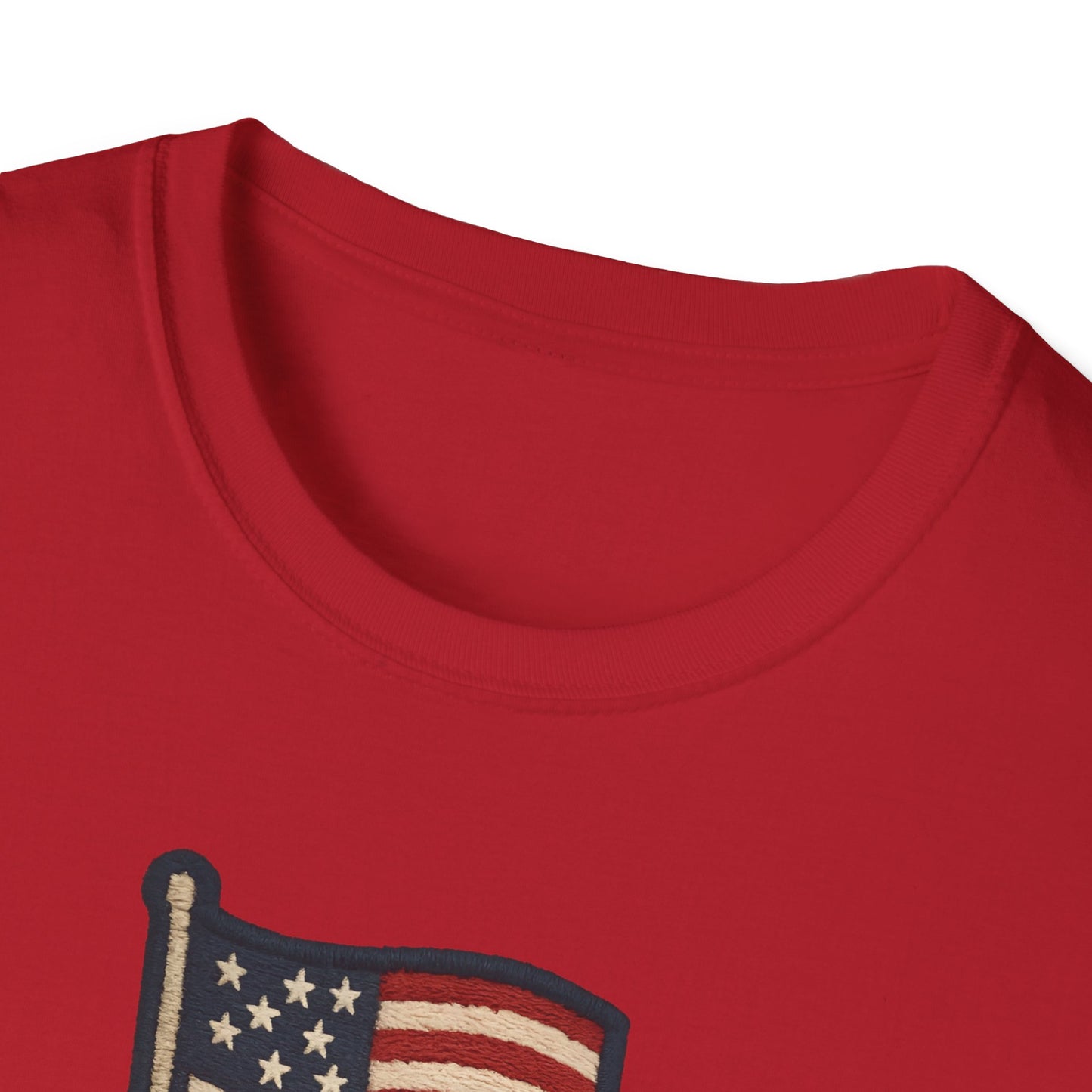 Patriotic Unisex T-Shirt with Flag Design, USA Pride Shirt, Everyday Wear, 4th of July Gift, Casual Style, American Flag Tee