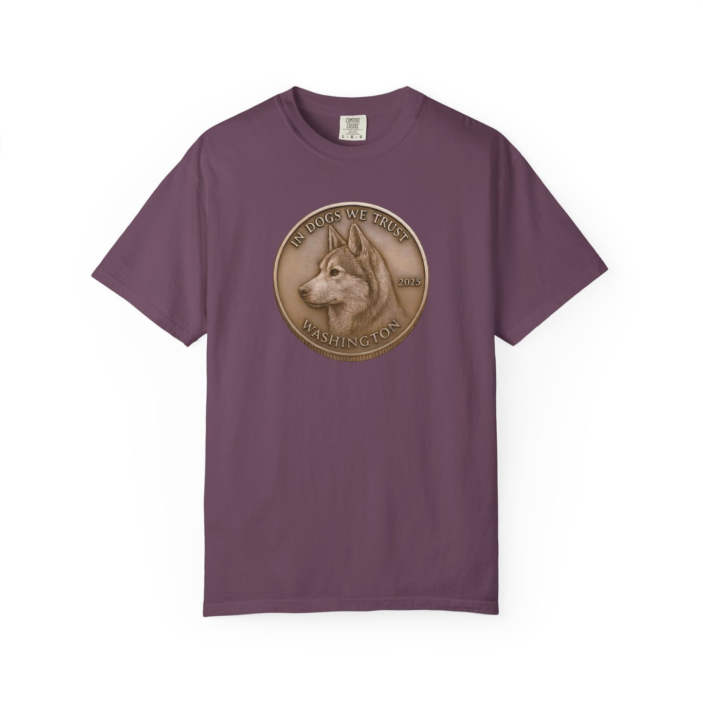 Washington State Coin T-Shirt Collection - Proud Dog Breed Illustrations