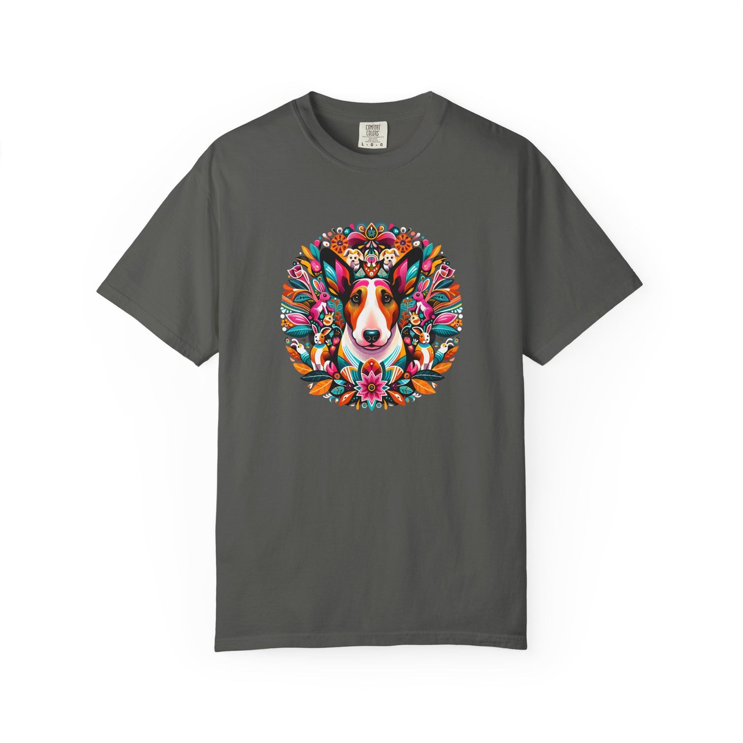 Colorful Dog Lover T-Shirt | Unisex Garment-Dyed Tee