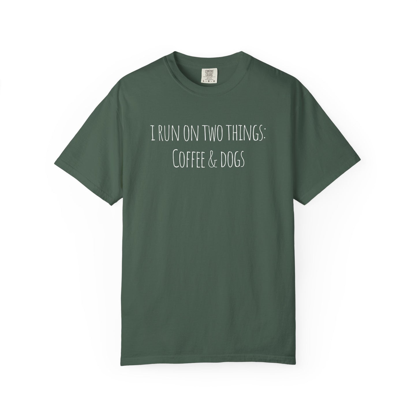 Coffee & Dogs Unisex T-Shirt - Casual Graphic Tee for Dog Lovers