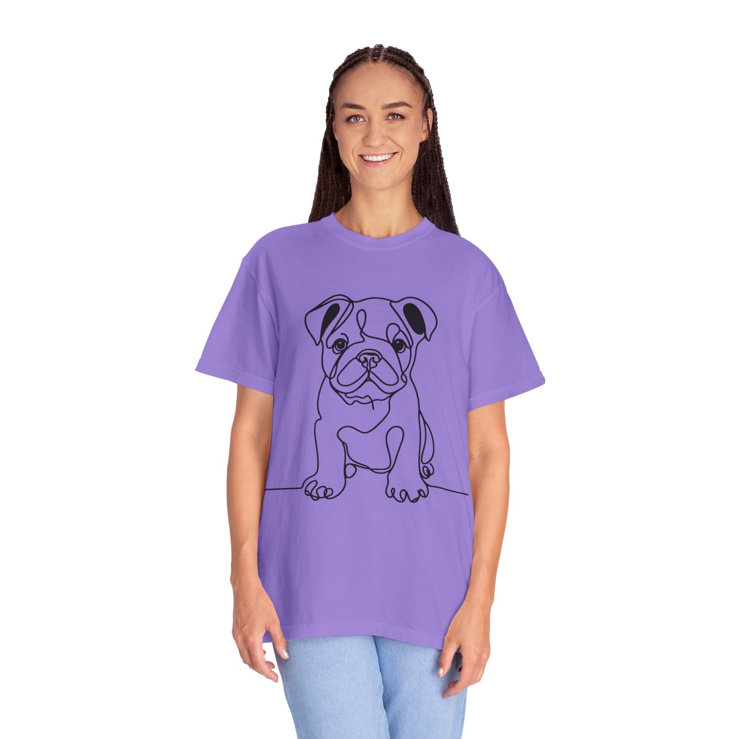Adorable Bulldog Graphic Unisex T-Shirt