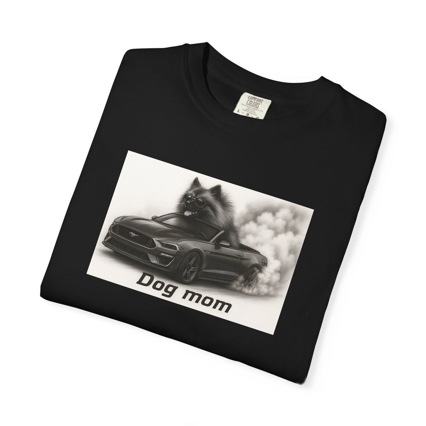 Dog Mom - Keeshond - “Cool Dogs in Cool Cars” T-Shirt Collection! 🐶🚗
