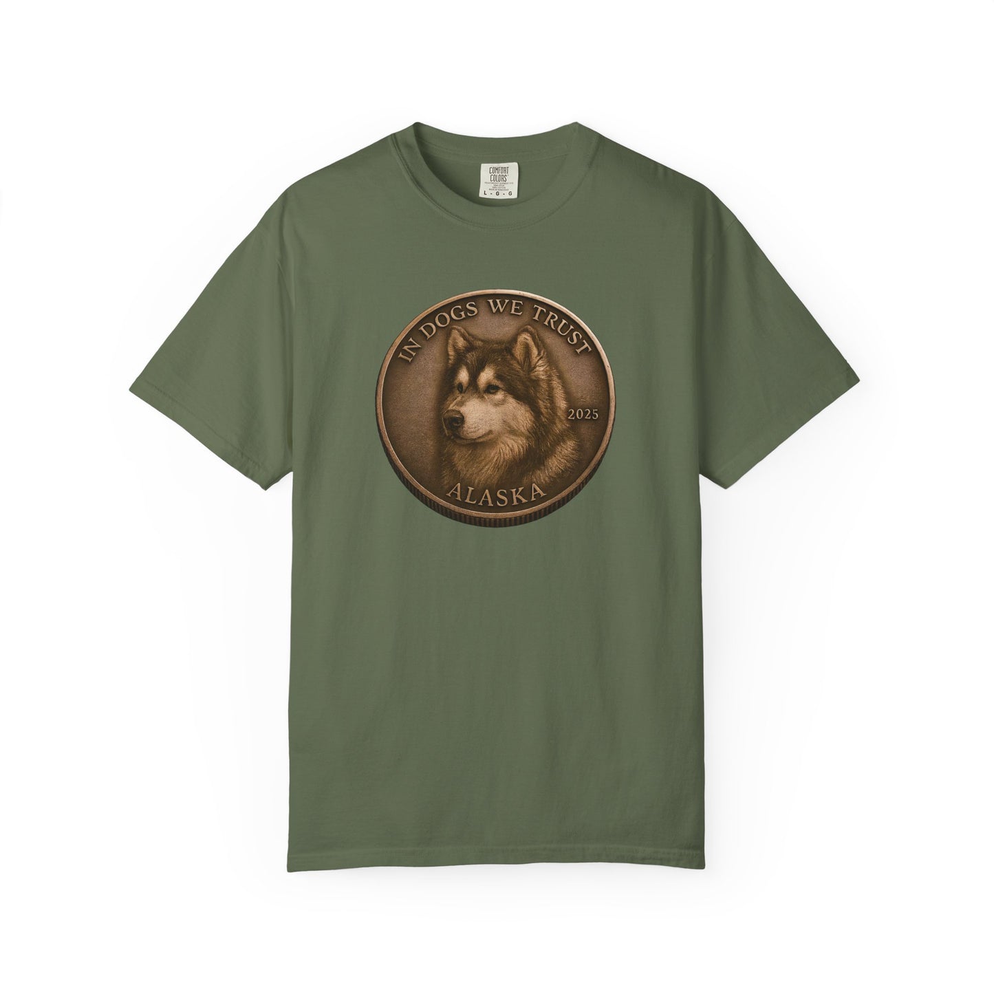 Alaska State Coin T-Shirt Collection - Proud Dog Breed Illustrations