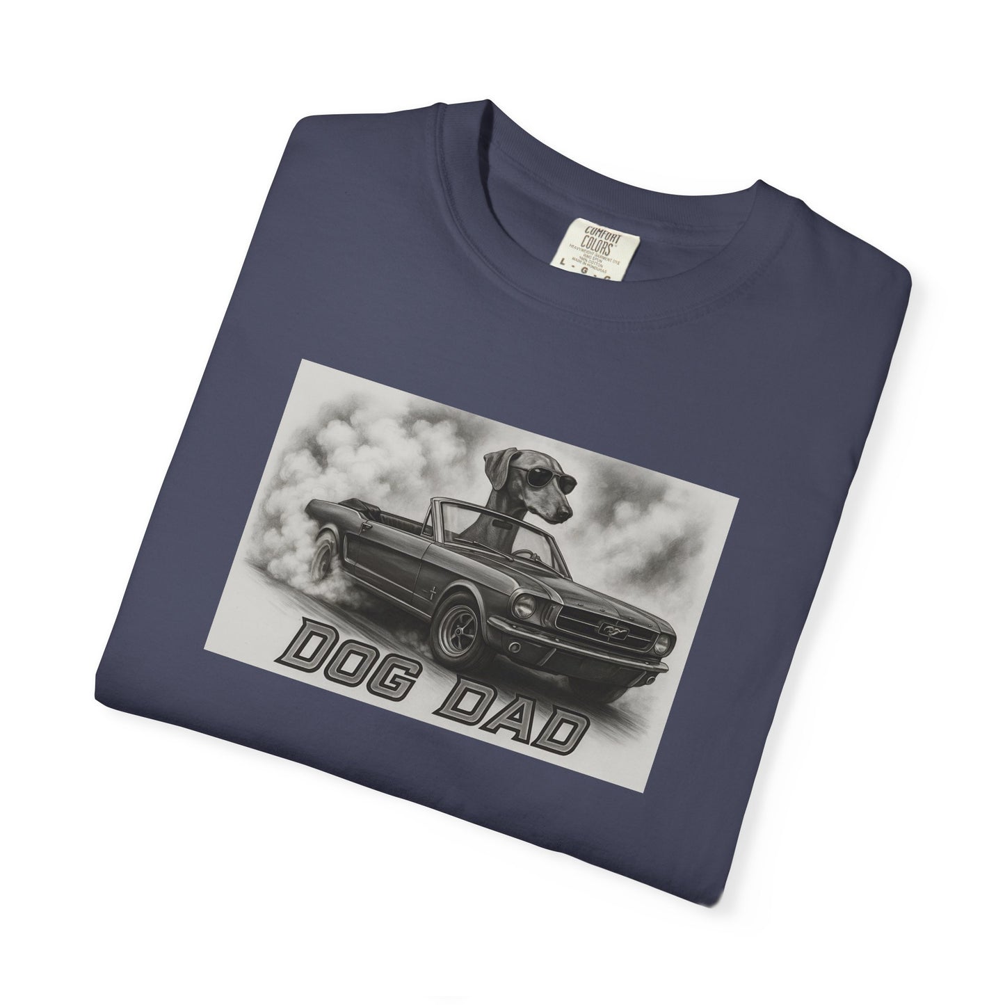 Dog Dad - Azawakh - Cool Dogs in Cool Cars T-Shirt Collection | Funny Dog Lover Apparel for Men