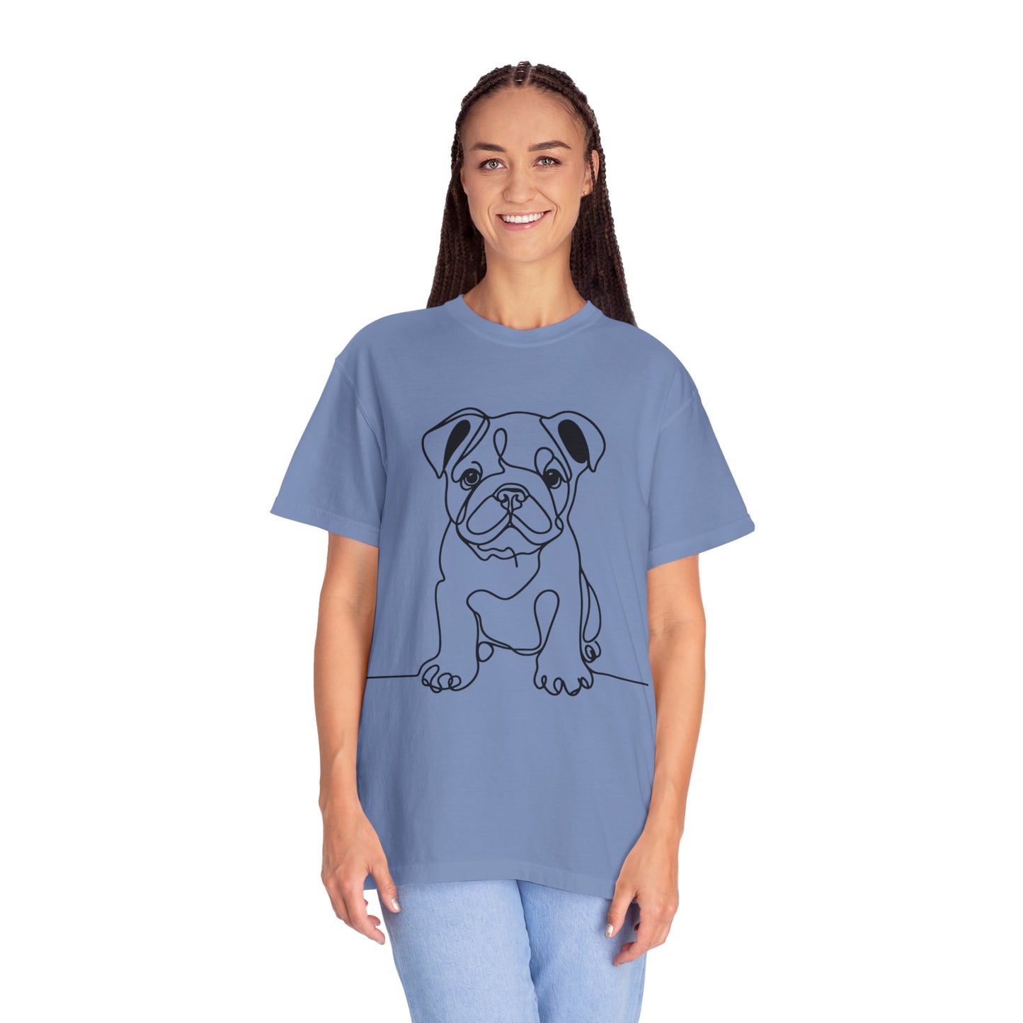 Adorable Bulldog Graphic Unisex T-Shirt