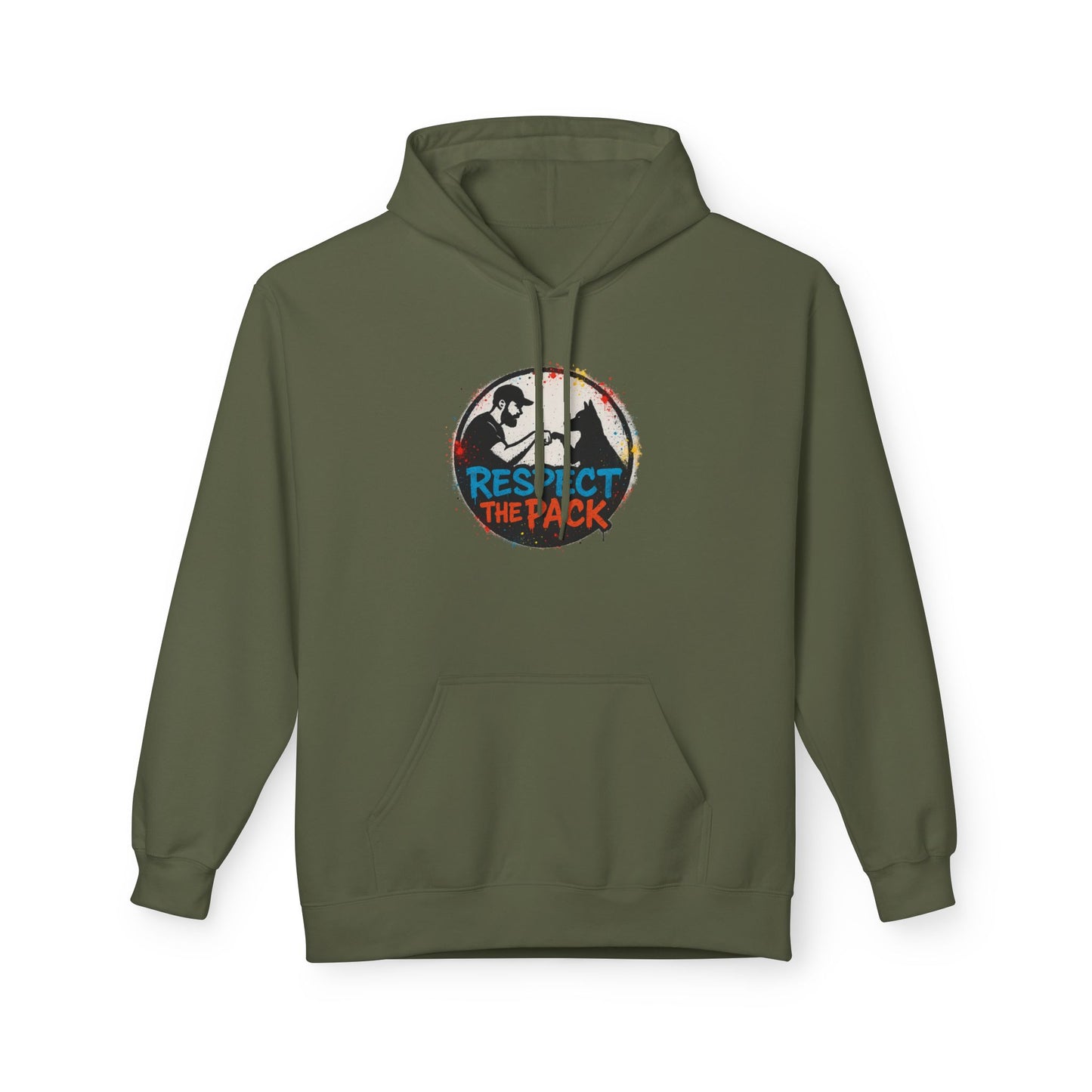 Dog Dad Fleece Hoodie, Unisex Softstyle Hooded Sweatshirt, Perfect Gift for Dog Lovers, Comfortable and Stylish