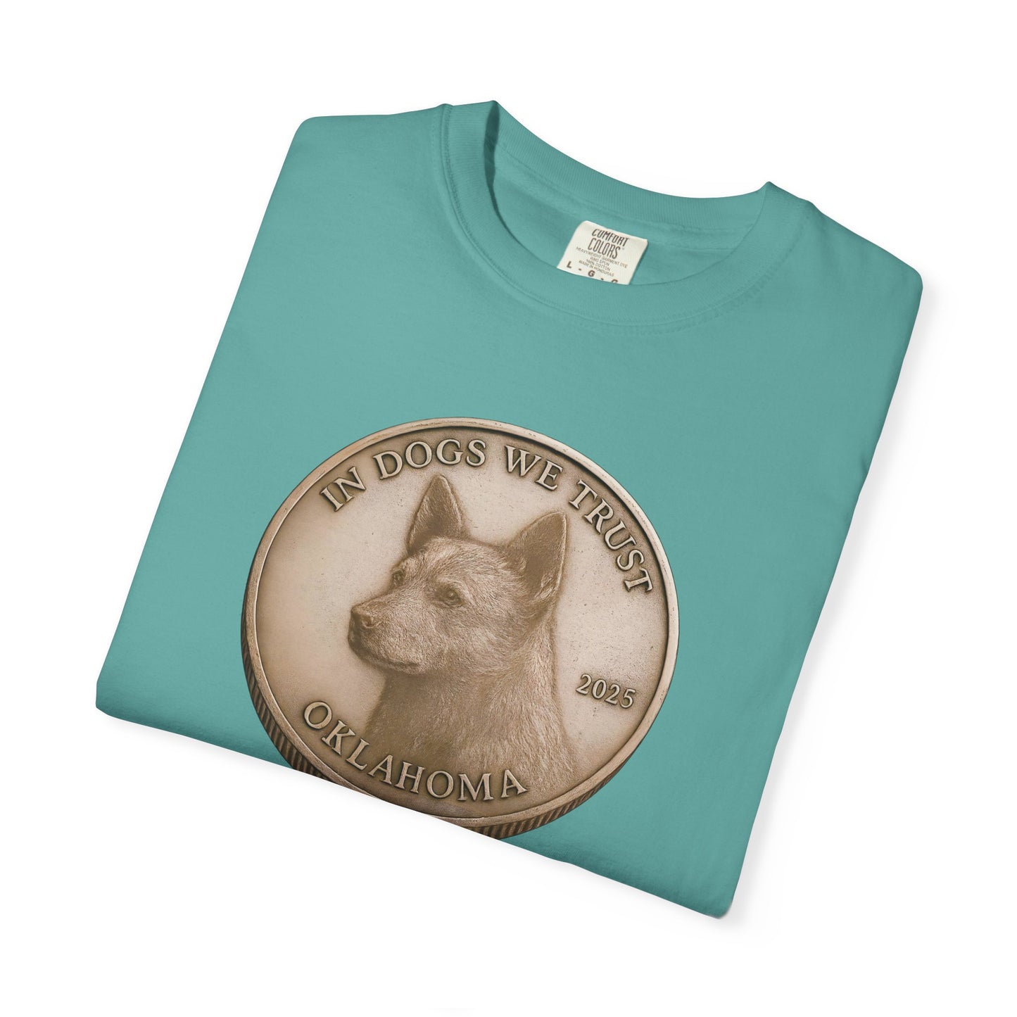 Oklahoma State Coin T-Shirt Collection - Proud Dog Breed Illustrations