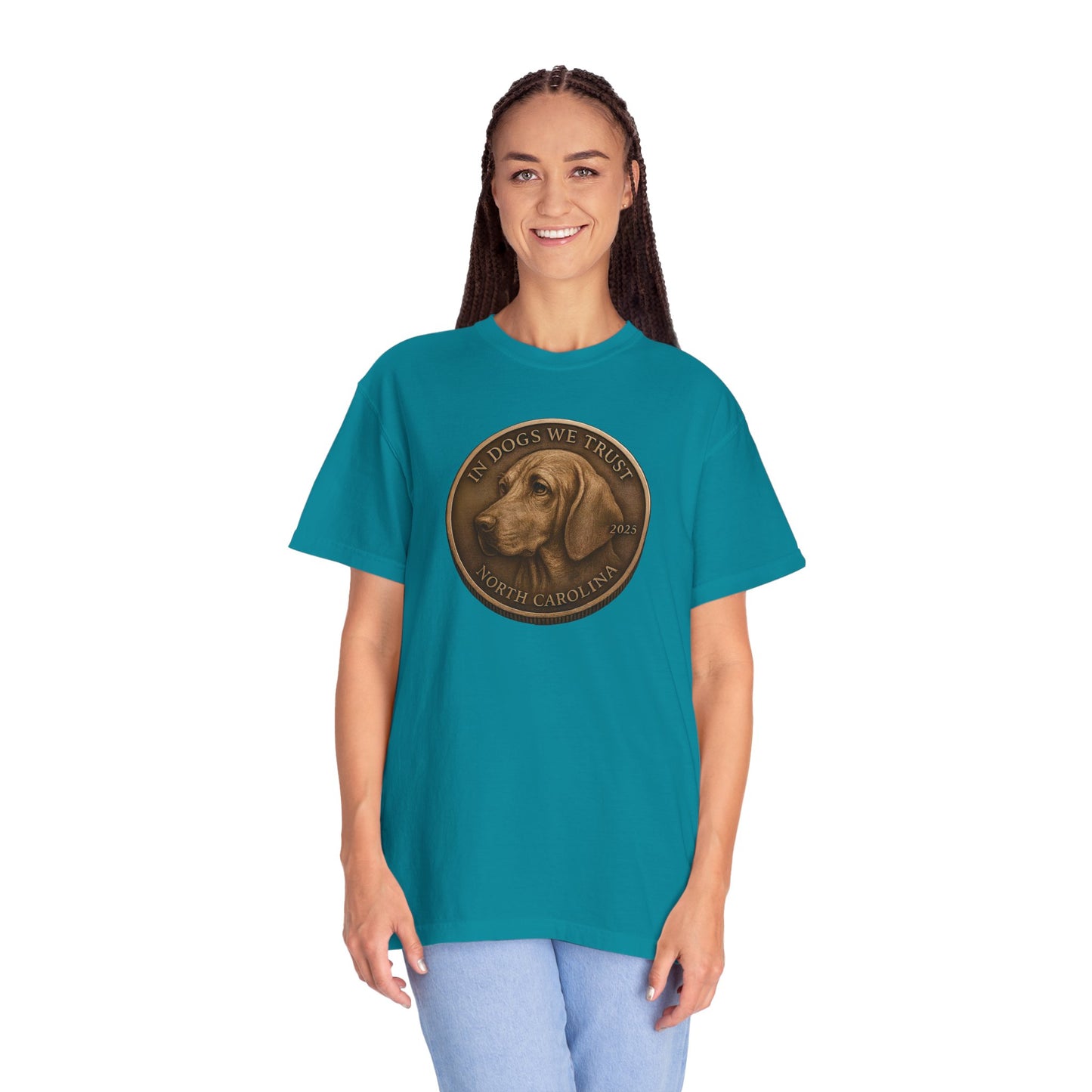 North Carolina State Coin T-Shirt Collection - Proud Dog Breed Illustrations