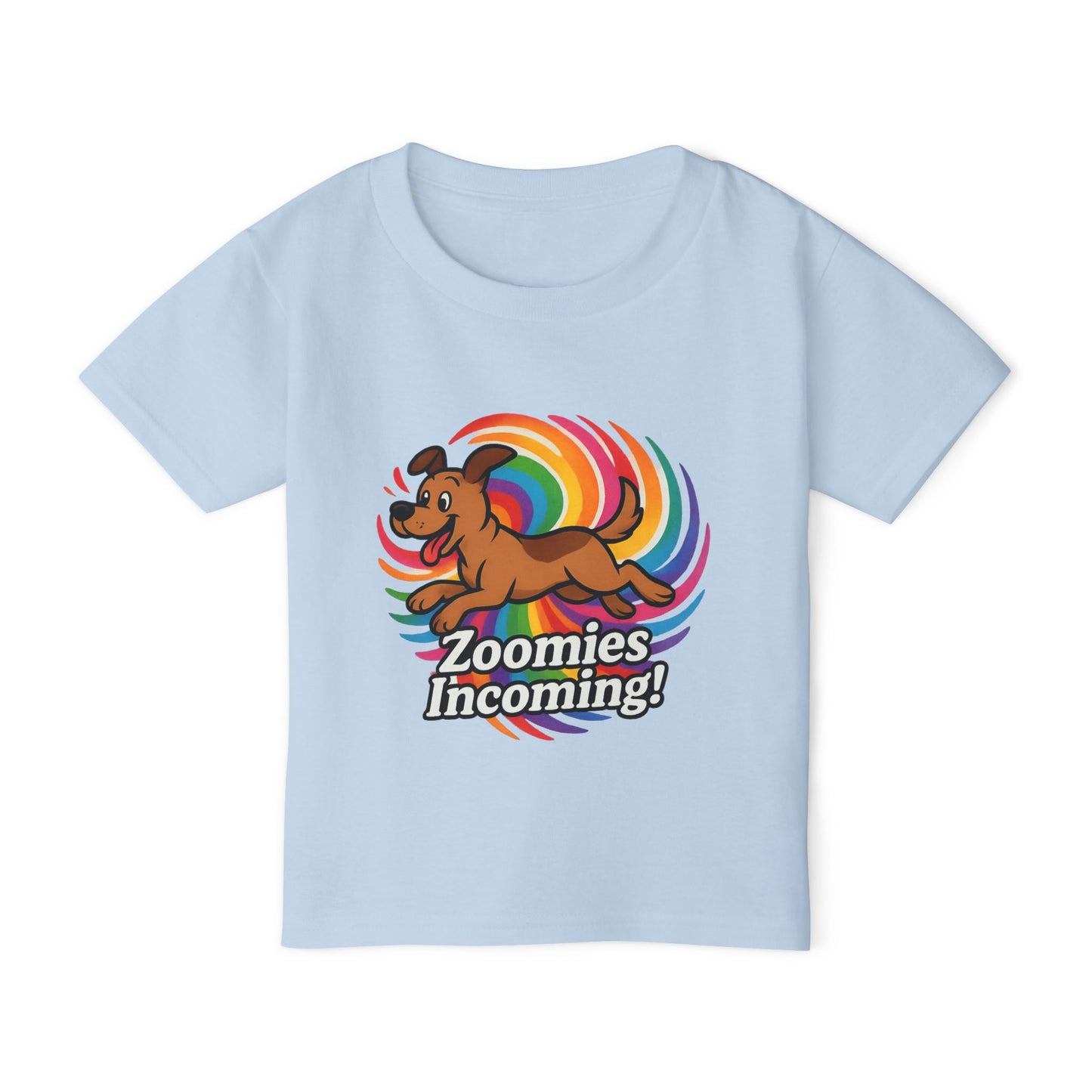 Playful Toddler T-Shirt - "Zoomies Incoming!" Cute Dog Tee, Kids Apparel, Fun Gift for Birthdays, Pet Lovers, Playtime
