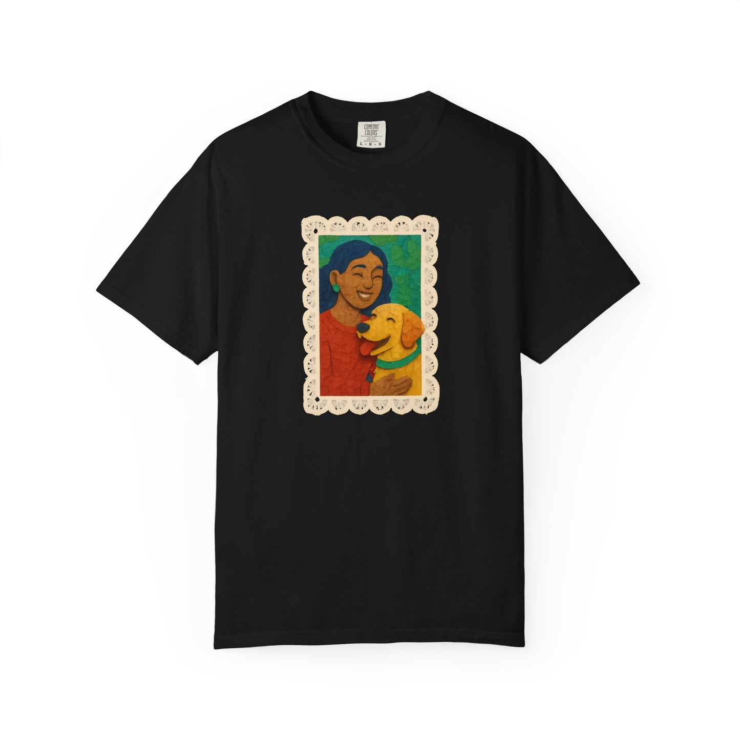 Dog Mom T-shirt - Unisex Garment-Dyed Tee for Dog Lovers