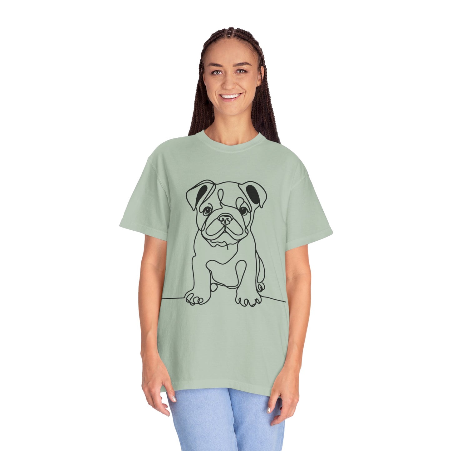 Adorable Bulldog Graphic Unisex T-Shirt