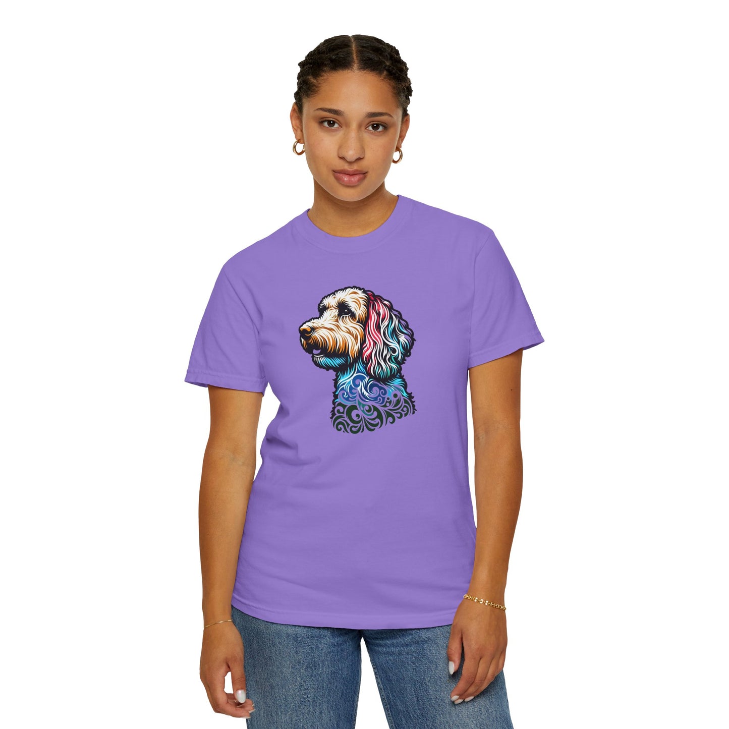 Labradoodle Love Tee – Color Splash Edition