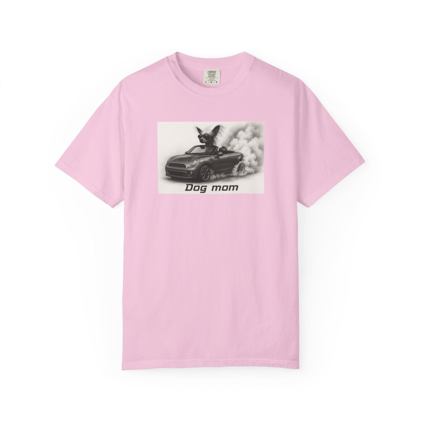 Dog Mom - Chinese Crested- “Cool Dogs in Cool Cars” T-Shirt Collection! 🐶🚗
