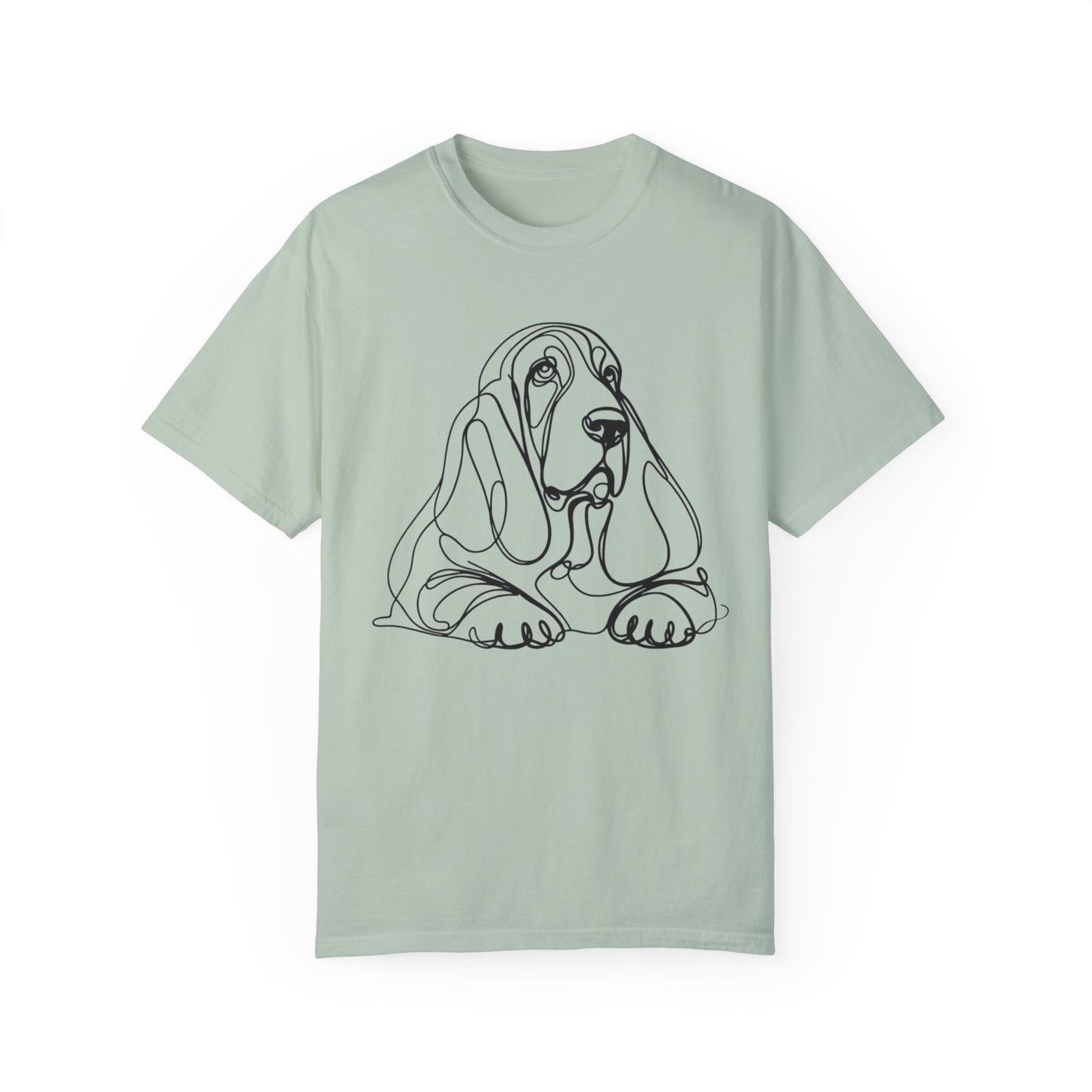 π Low & Loyal β Basset Hound Line Art Tee β Perfect for Dog Lovers