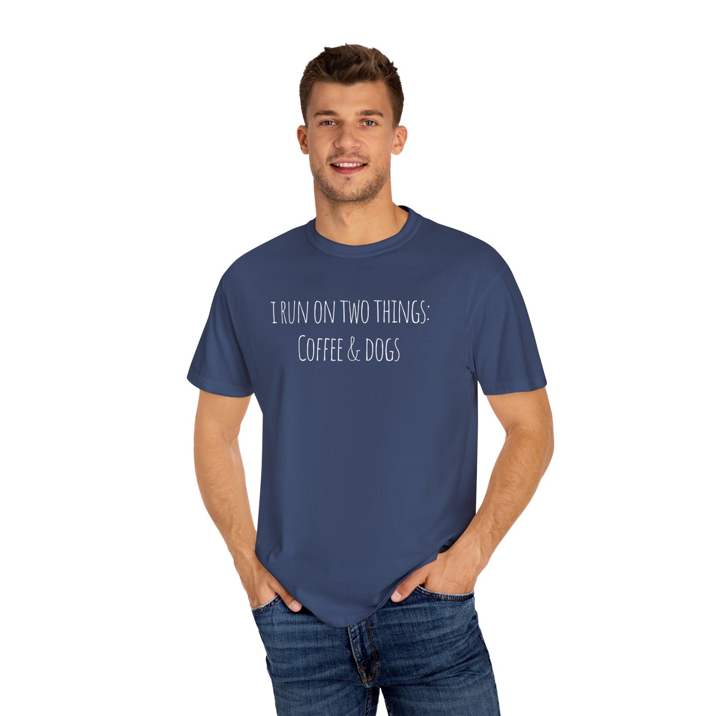 Coffee & Dogs Unisex T-Shirt - Casual Graphic Tee for Dog Lovers