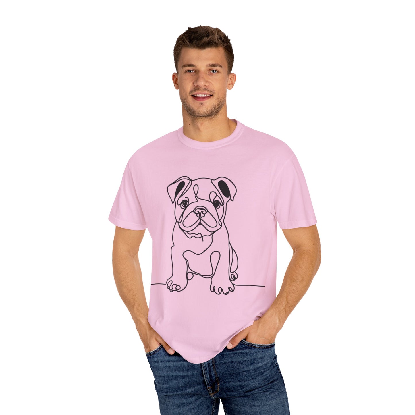 Adorable Bulldog Graphic Unisex T-Shirt