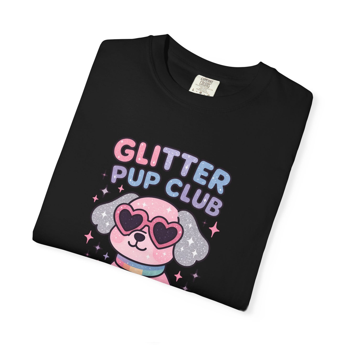 Glitter Pup Club Unisex T-Shirt, Cute Dog Tee, Pet Lovers Gift, Fun Casual Wear, Animal Lover Shirt, Summer Essentials