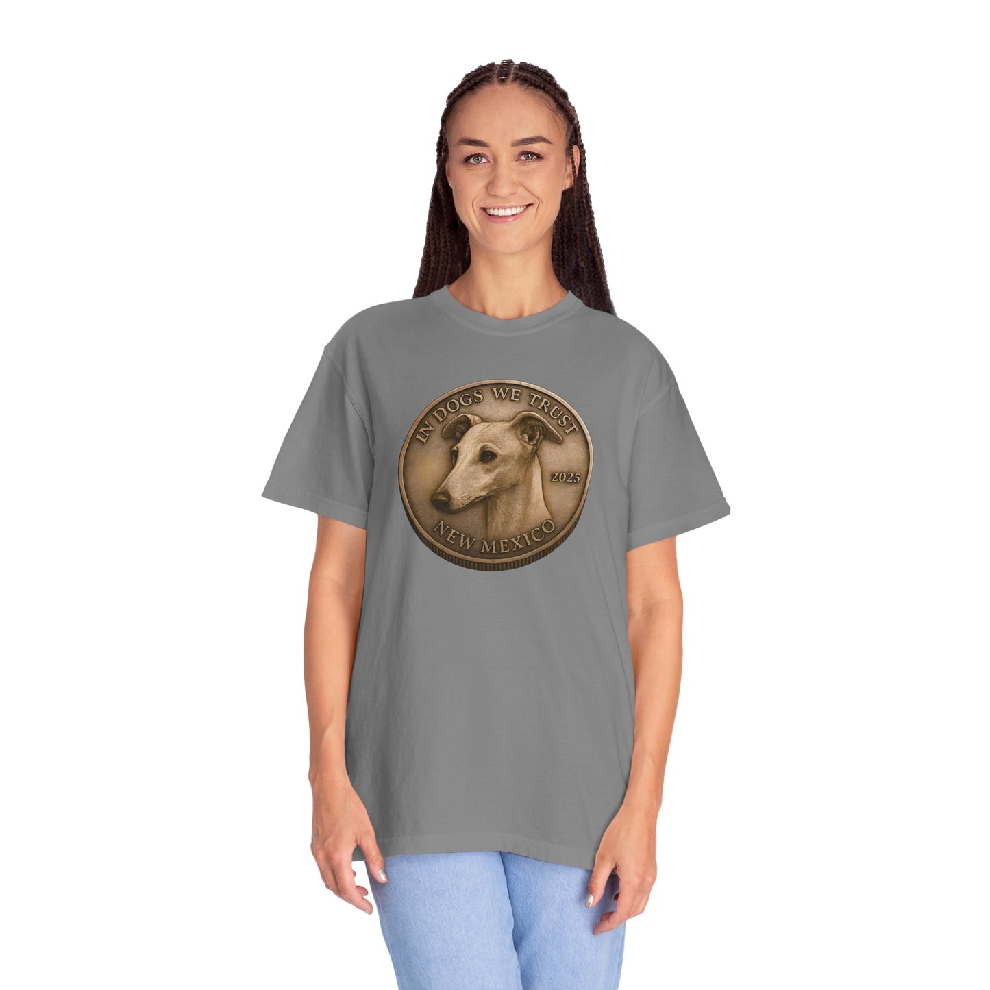 New Mexico State Coin T-Shirt Collection - Proud Dog Breed Illustrations