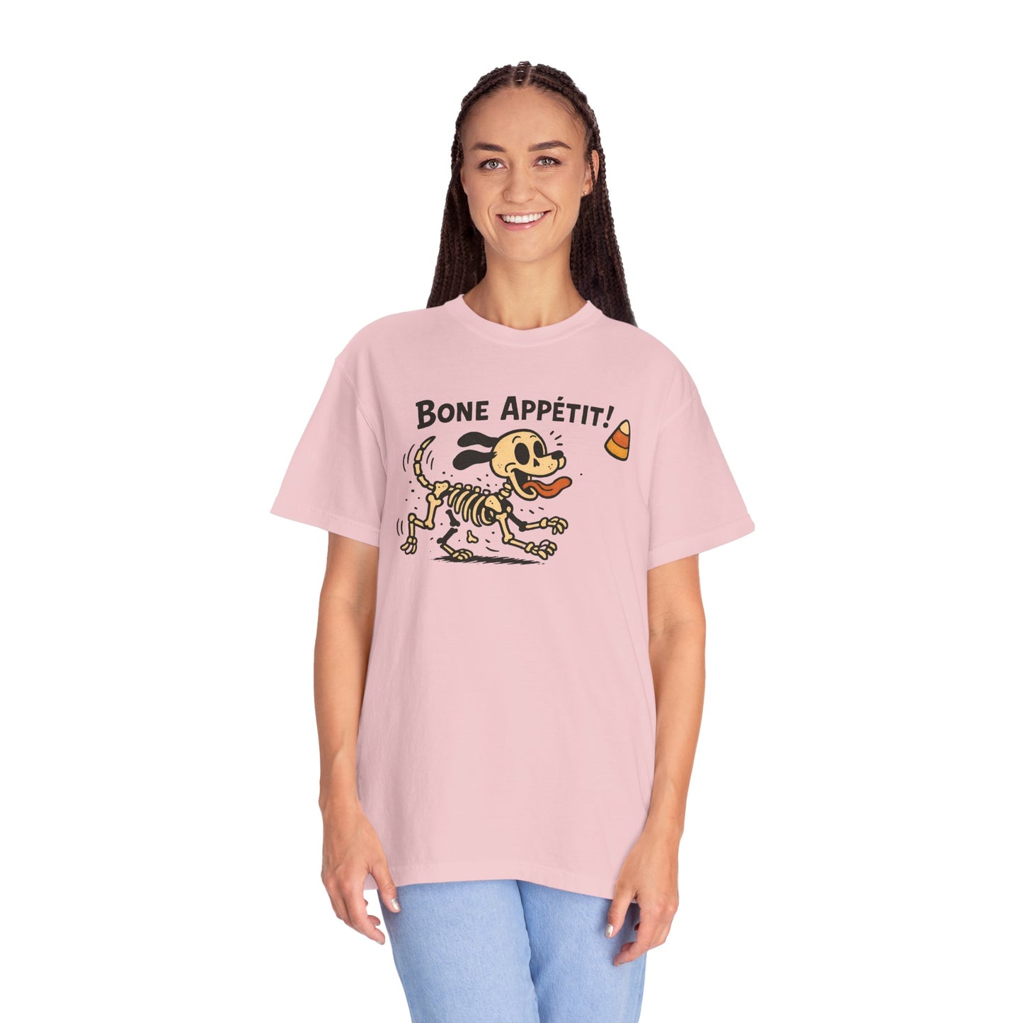 Funny Dog Skeleton T-shirt, Halloween Humor Shirt, Gift for Pet Lovers, Casual Tee, Unisex Vintage Style