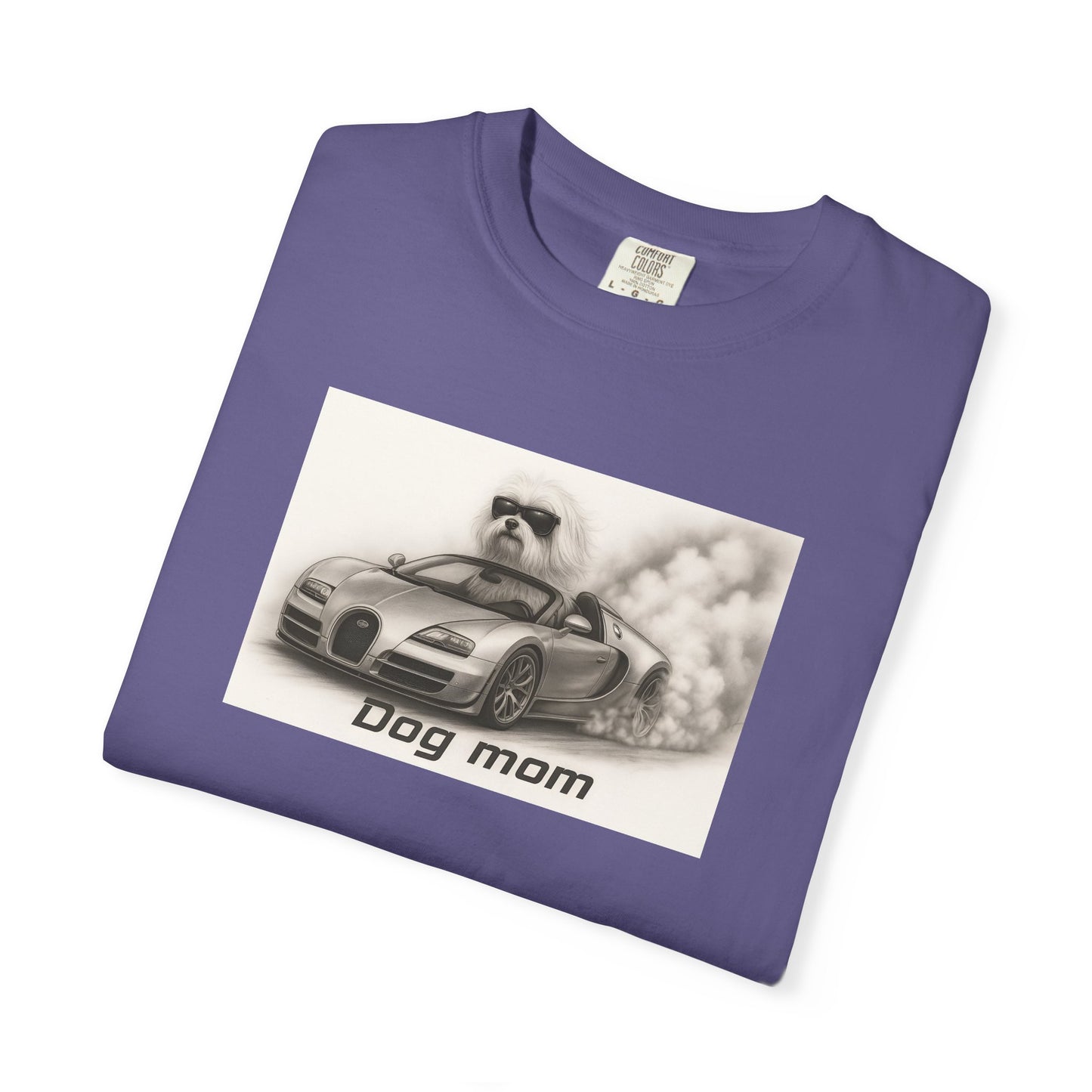 Dog Mom - Maltese Terrier - “Cool Dogs in Cool Cars” T-Shirt Collection! 🐶🚗