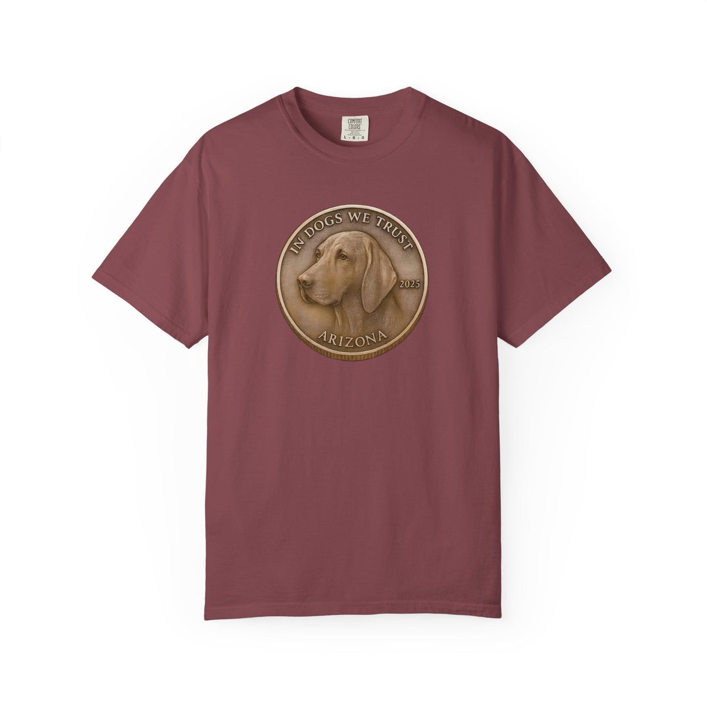 Arizona State Coin T-Shirt Collection - Proud Dog Breed Illustrations