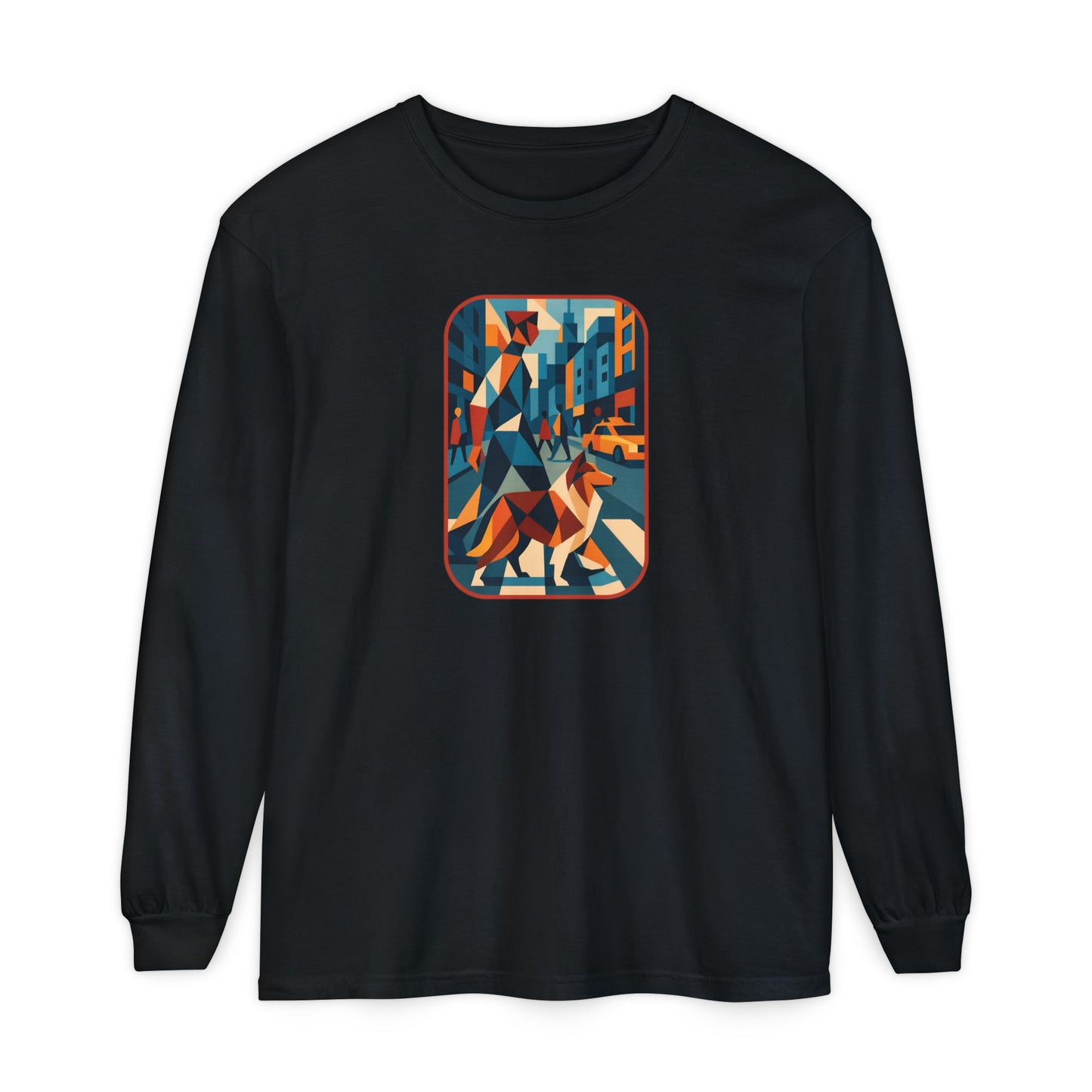 City Walk Tee for Animal Lovers, Casual Wear, Gift for Him/Her, Art-Inspired Apparel, Unique Artwork T-Shirt