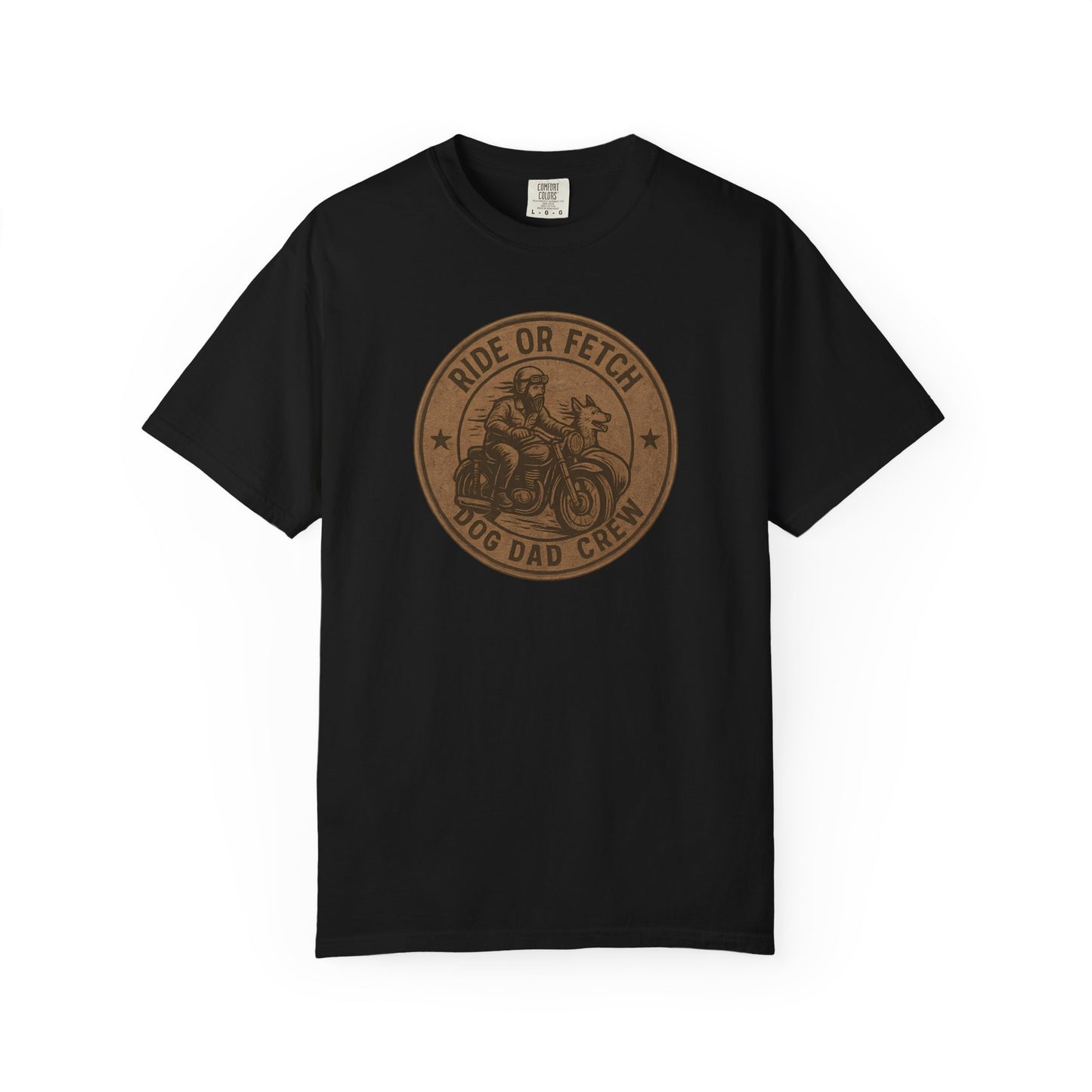 Dog Dad T-Shirt, Ride or Fetch Unisex Tee, Funny Dog Lover Gift, Pet Owner Apparel, Gifts for Father's Day, Casual Wear