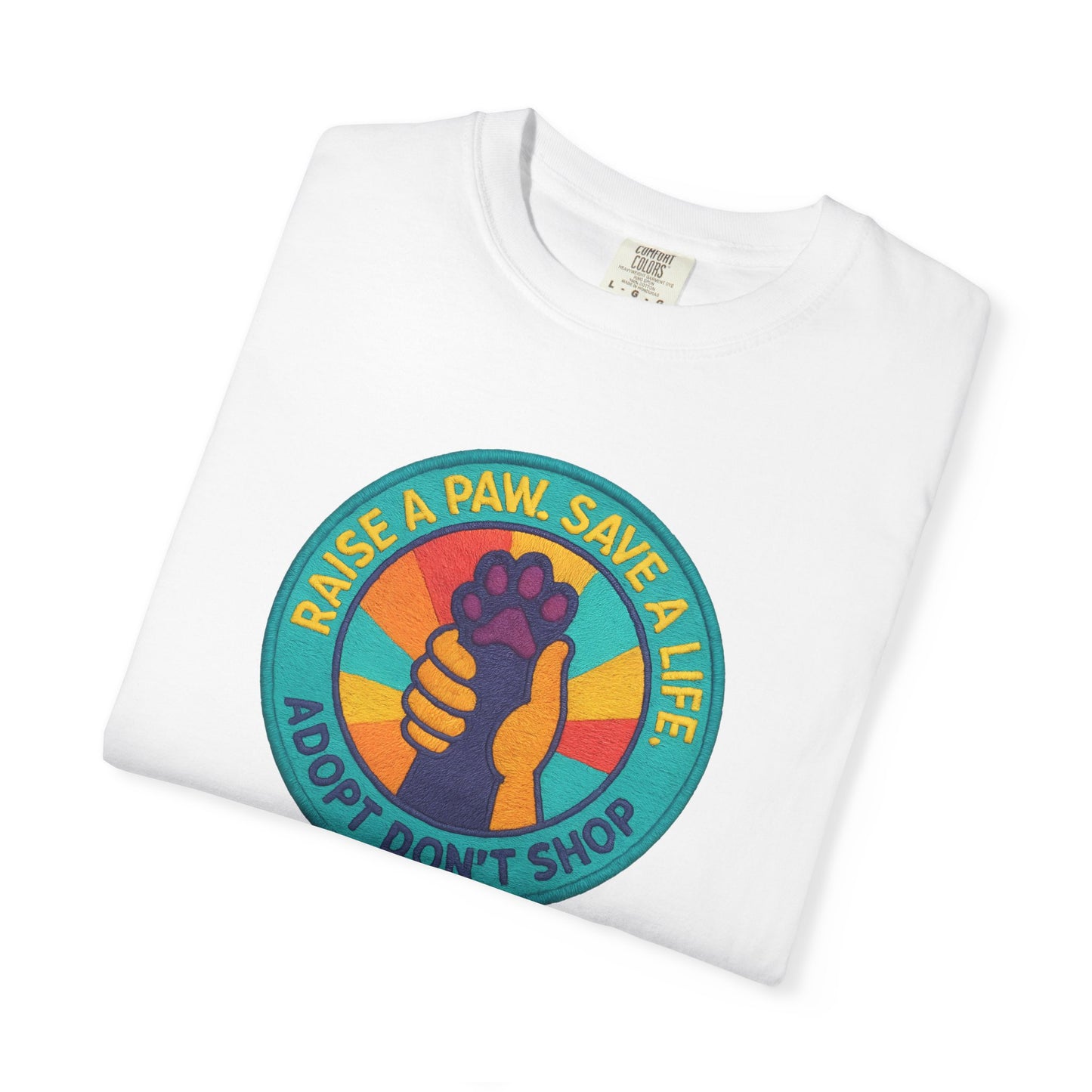 Adopt Don't Shop T-Shirt, Animal Lover Gift, Rescue Animal Tee, Pet Adoption Shirt, Comfortable Casual Wear