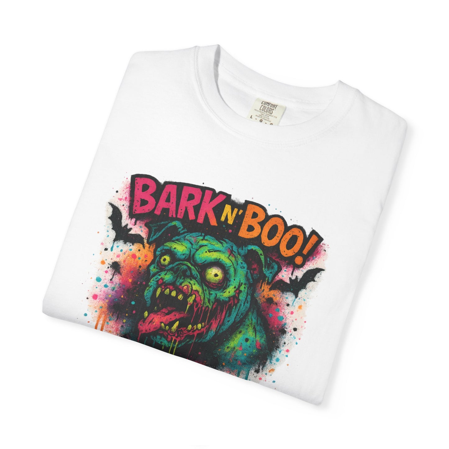 Bark n Boo Graphic Tee, Unisex Spooky Shirt, Gifts for Dog Lovers, Fall Festival Apparel