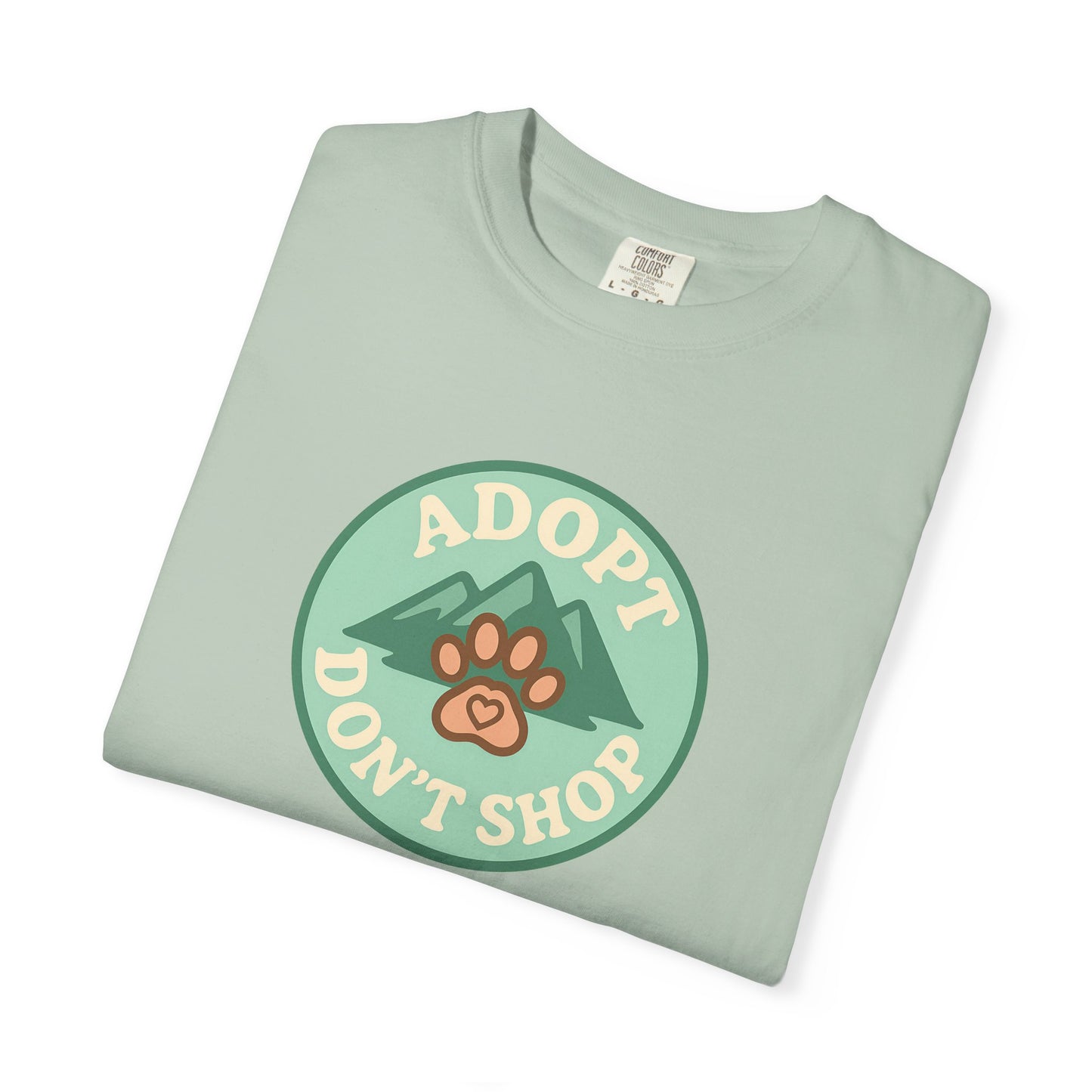 Adopt Don't Shop T-shirt, Unisex Tee, Animal Lover Gift, Pet Adoption Awareness, Casual Wear, Eco-Friendly Fashion, Dog Mom Shirt
