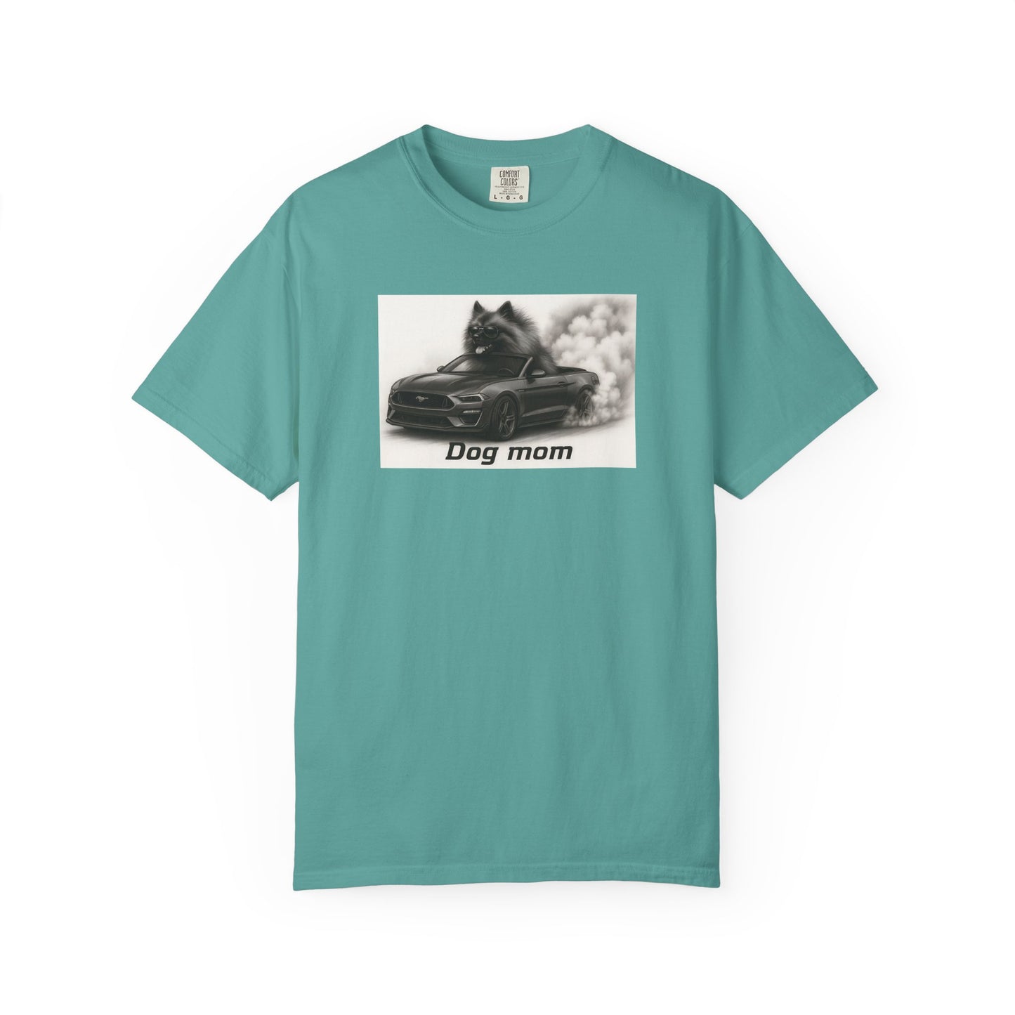 Dog Mom - Keeshond - “Cool Dogs in Cool Cars” T-Shirt Collection! 🐶🚗