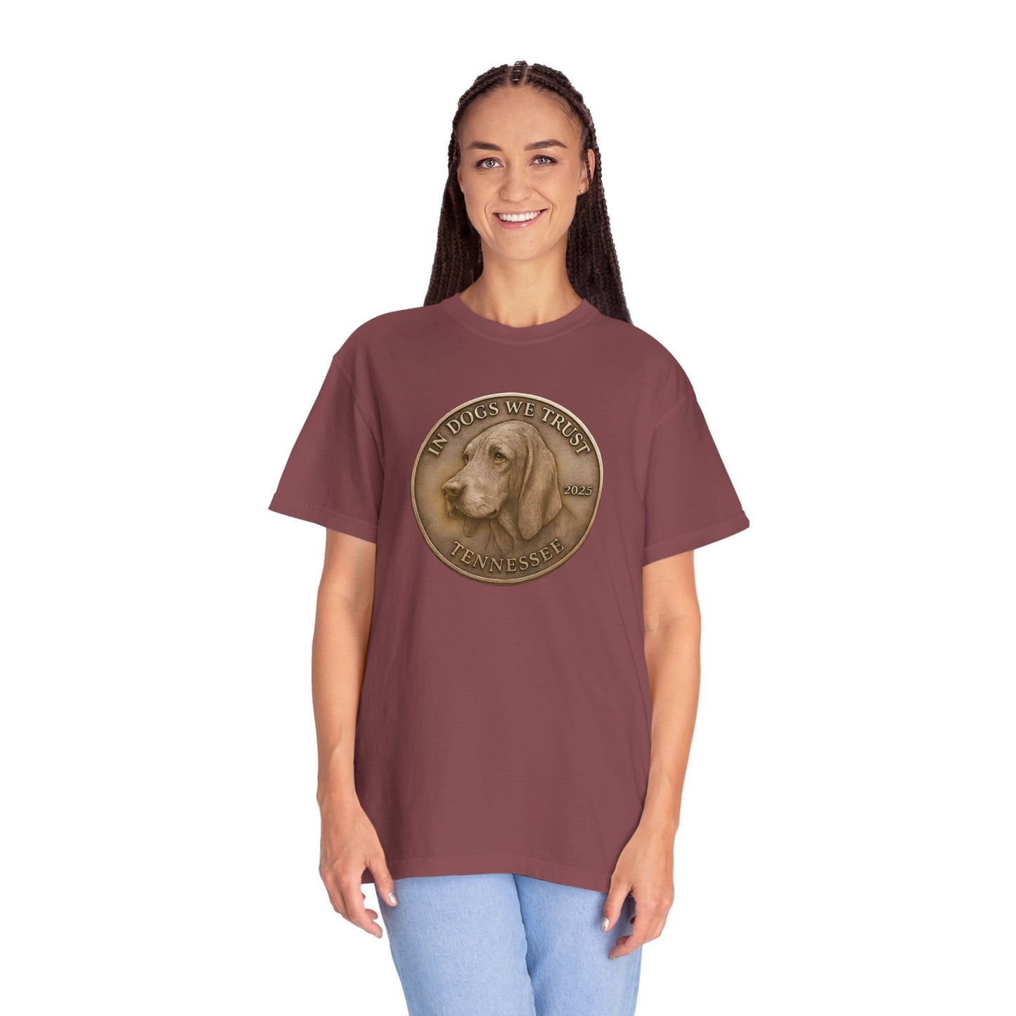 Tennessee State Coin T-Shirt Collection - Proud Dog Breed Illustrations