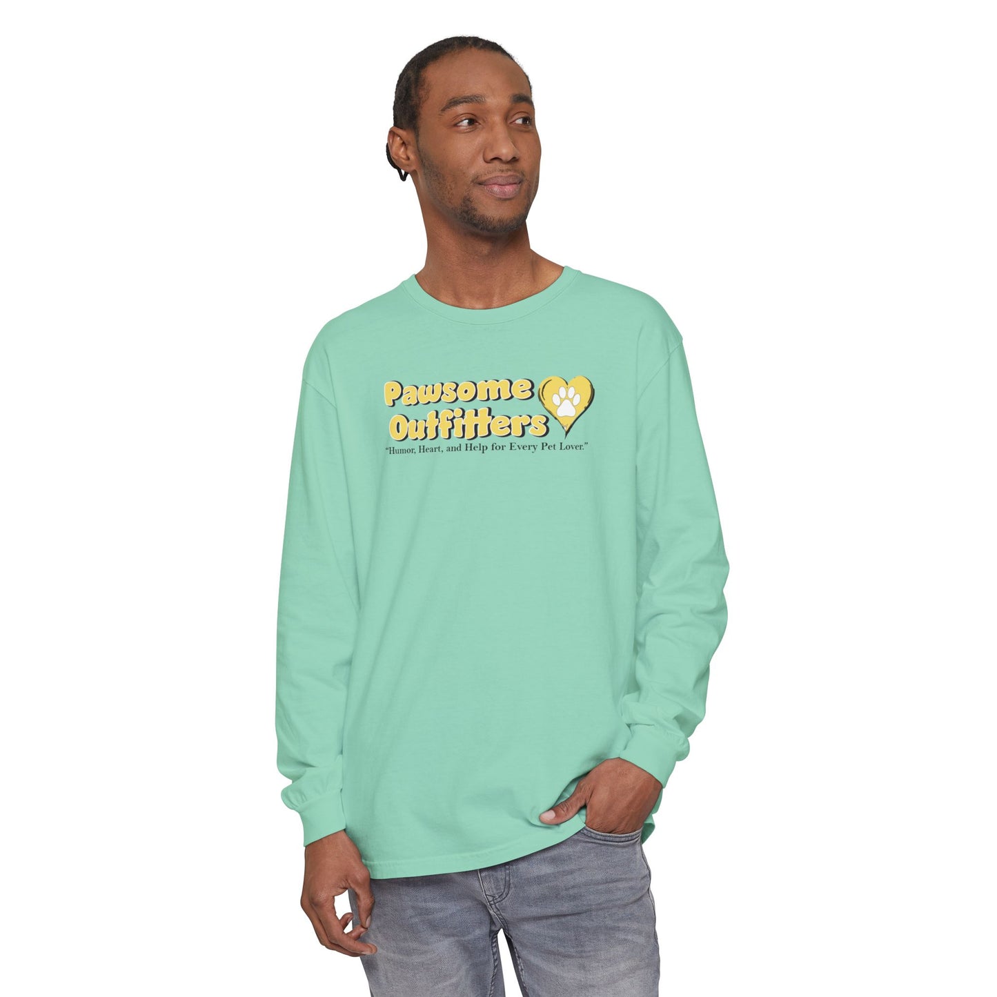 Pawsome Outfitters Unisex Garment-dyed Long Sleeve T-Shirt