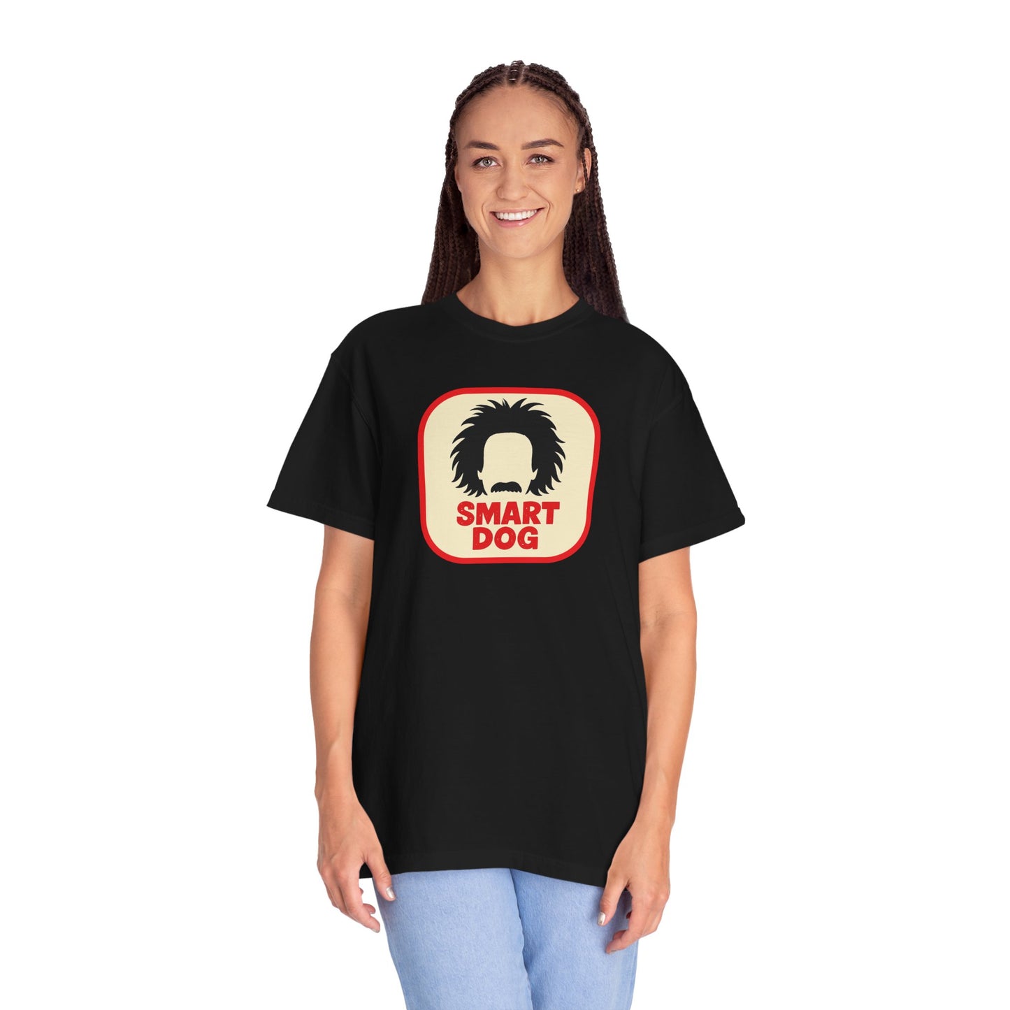 Dog Lover Graphic T-shirt - Smart Dog, Albert Einstein Design