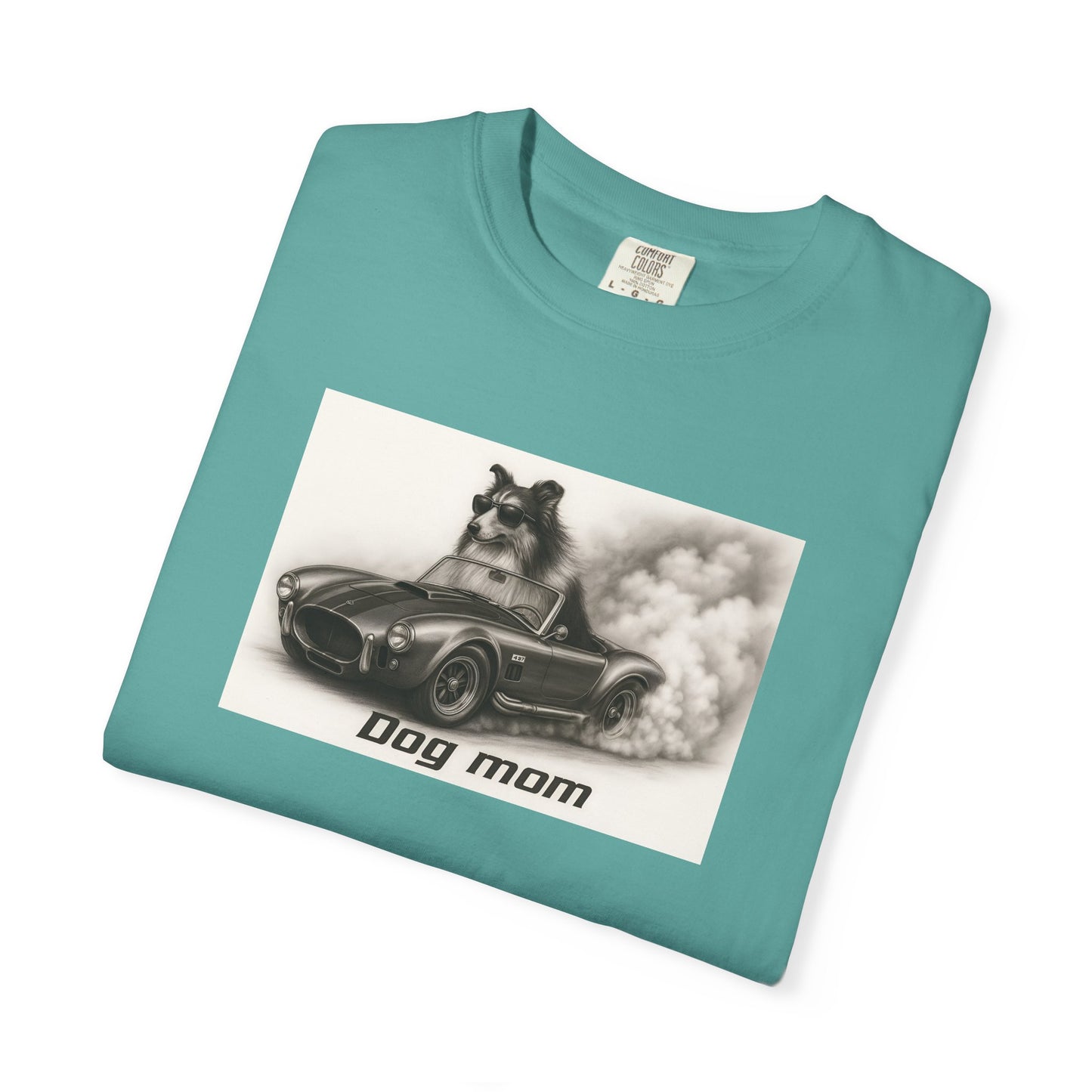 Dog Mom - Collie - “Cool Dogs in Cool Cars” T-Shirt Collection! 🐶🚗