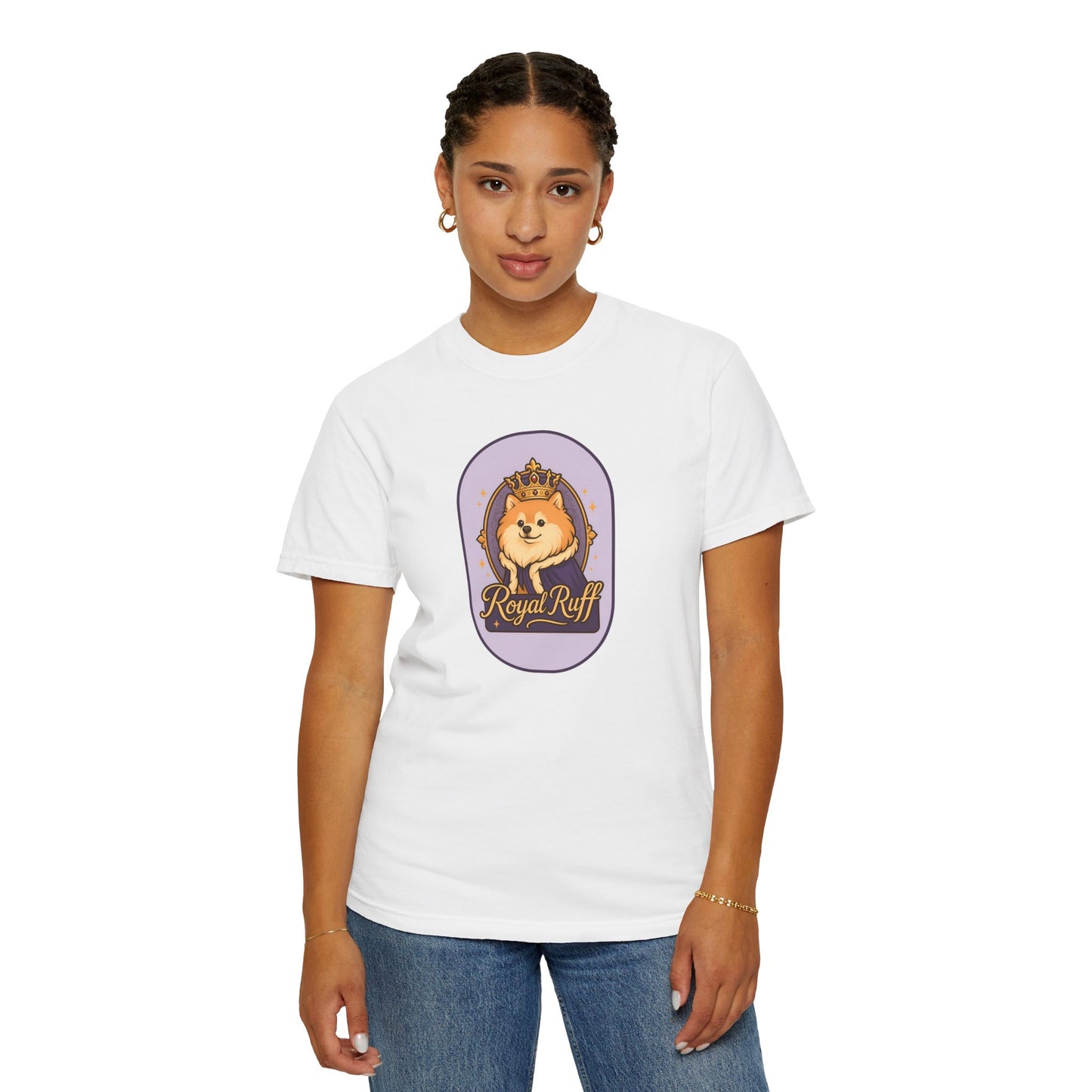 Dog Lover's Royal Ruff T-Shirt - Unisex Funny Pet Tee, Gift for Dog Parents, Cute Animal Shirt, Pet Memorial, Birthday Gift