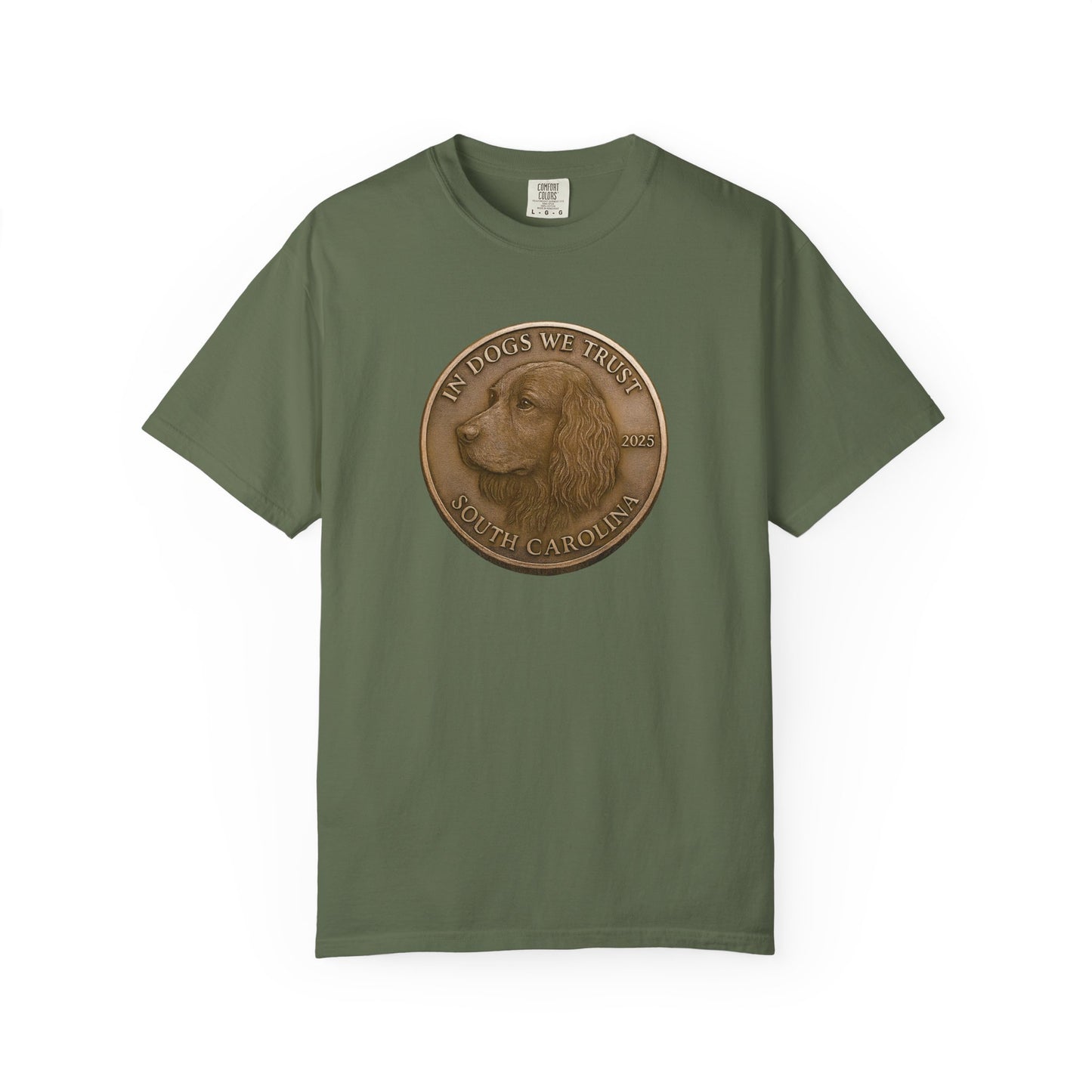 South Carolina State Coin T-Shirt Collection - Proud Dog Breed Illustrations