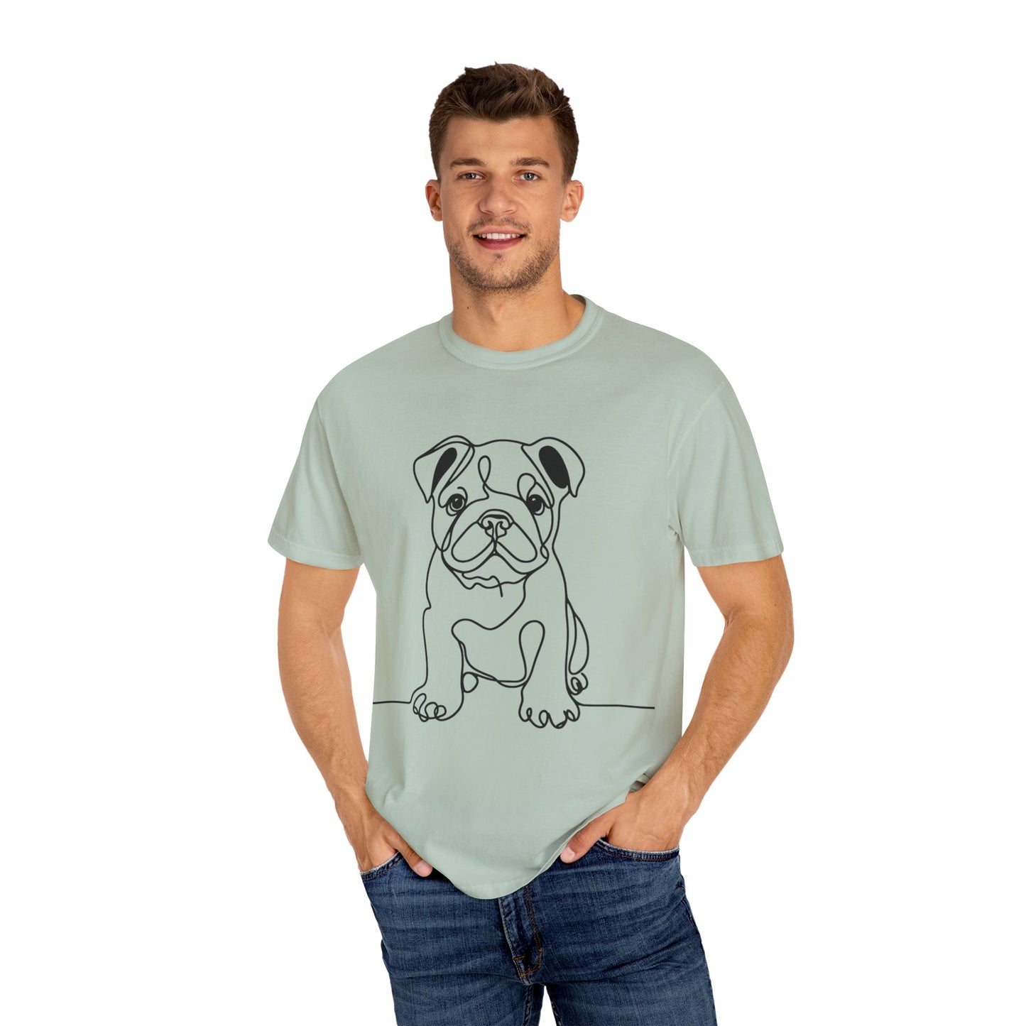 Adorable Bulldog Graphic Unisex T-Shirt
