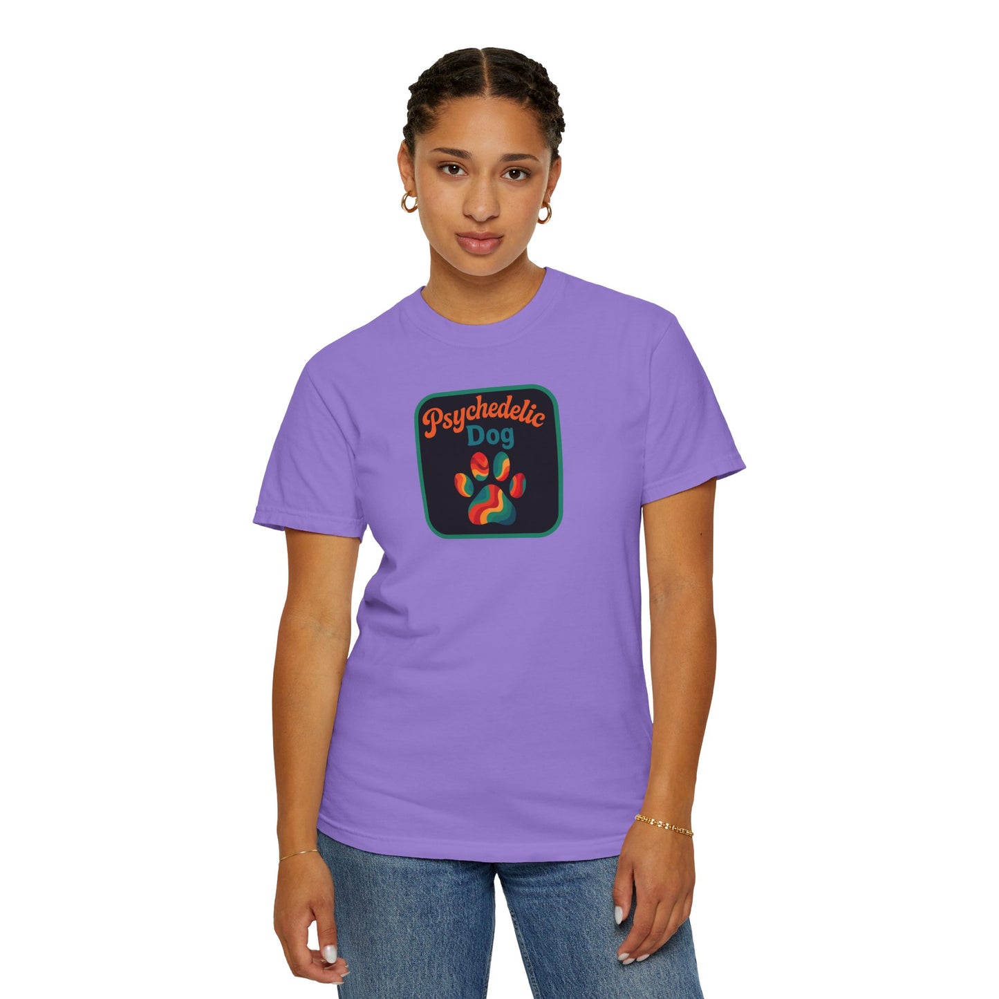 Psychedelic Dog T-shirt