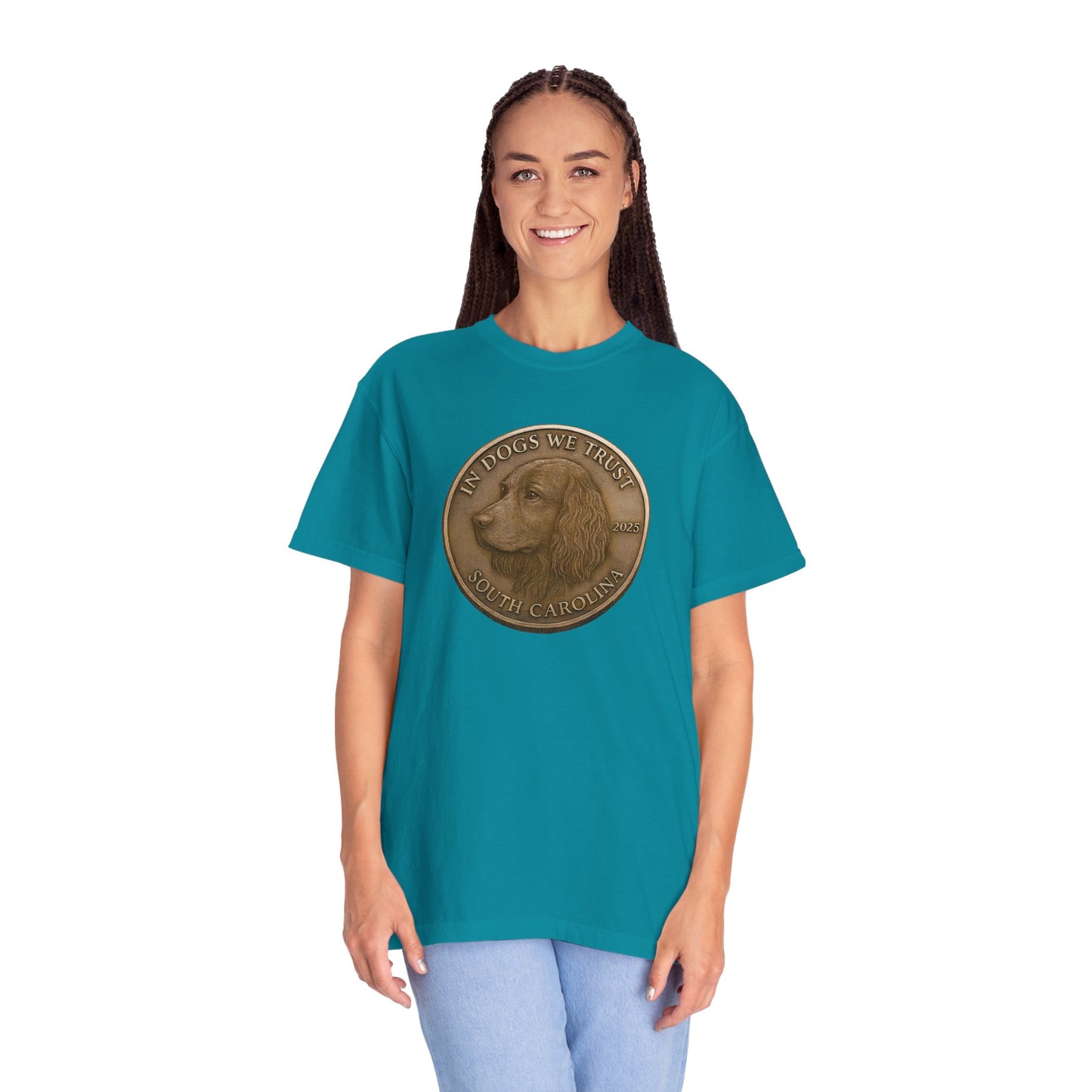South Carolina State Coin T-Shirt Collection - Proud Dog Breed Illustrations