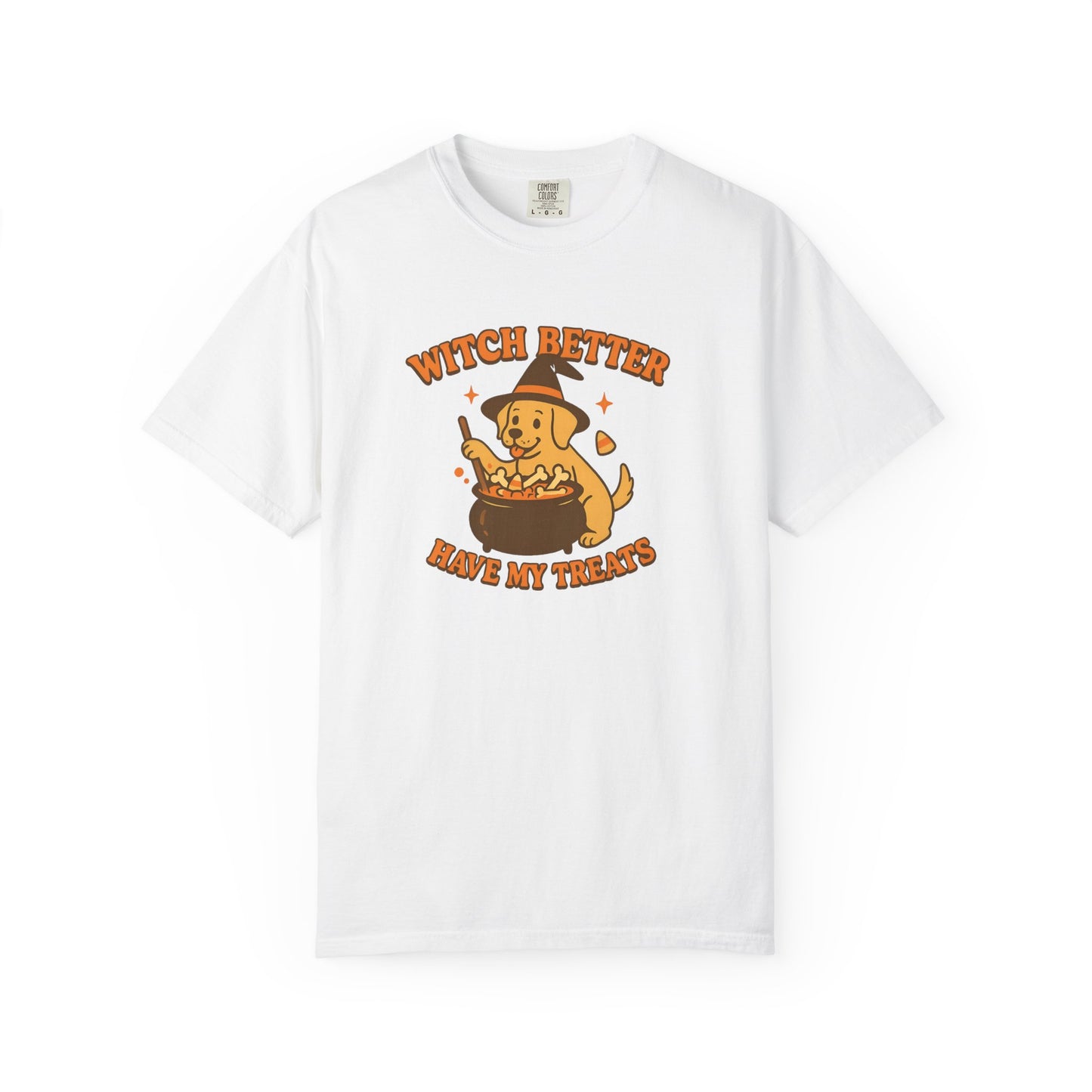Funny Dog Halloween T-Shirt, Witch Better Have My Treats Tee, Unisex Graphic Shirt, Pet Lover Gift, Cute Dog Shirt, Spooky Season Apparel