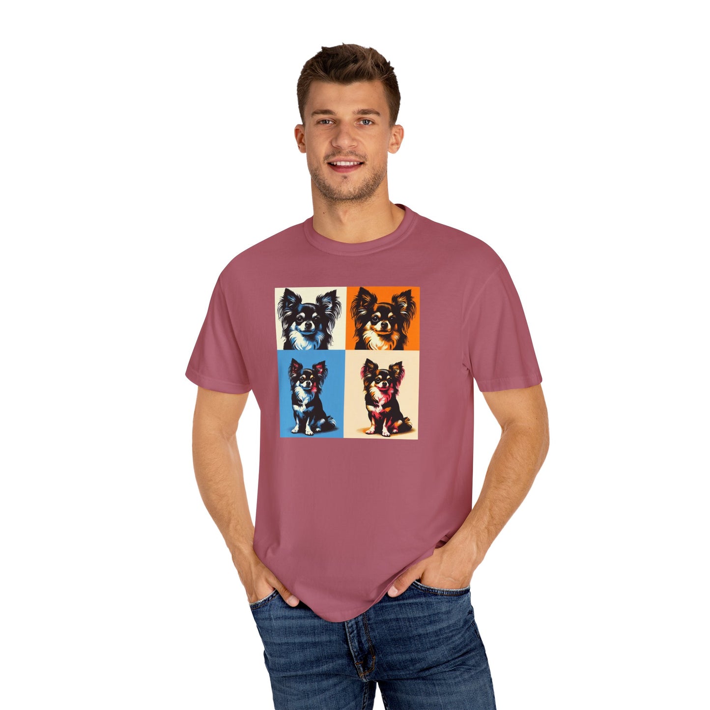 Chihuahua Pop Art Unisex T-shirt - Colorful Graphic Tee for Dog Lovers