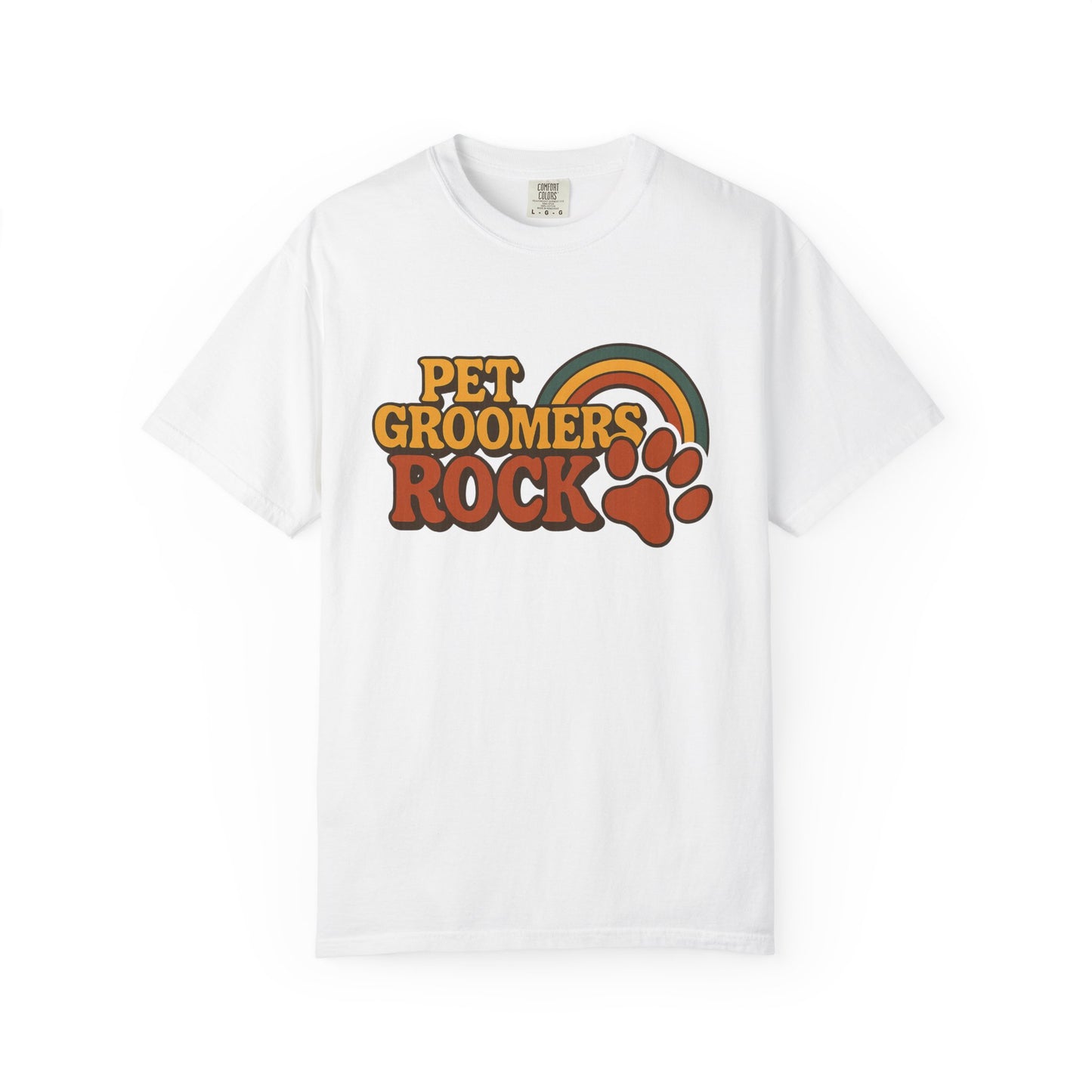 Pet Groomers Rock Unisex Garment-Dyed T-Shirt - Fun & Stylish Tee for Animal Lovers