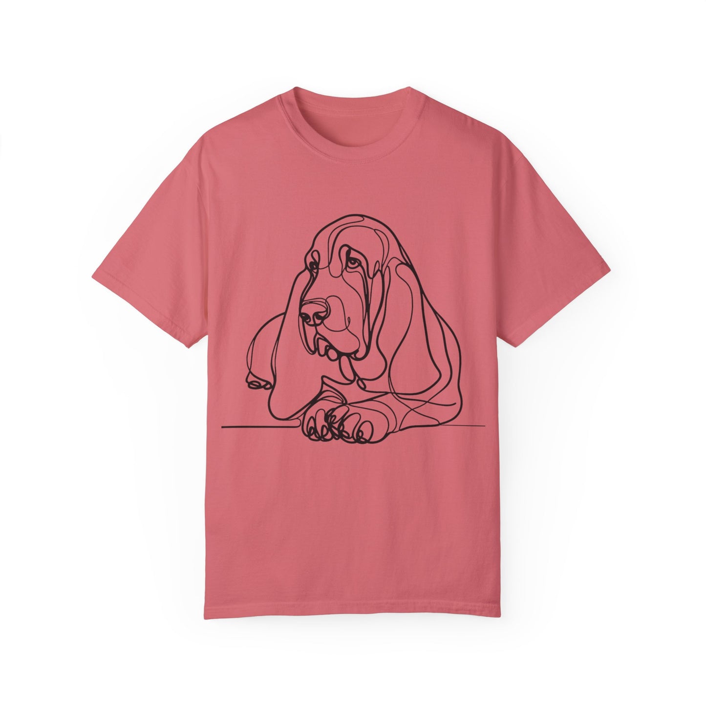 π Low & Loyal β Basset Hound Line Art Tee