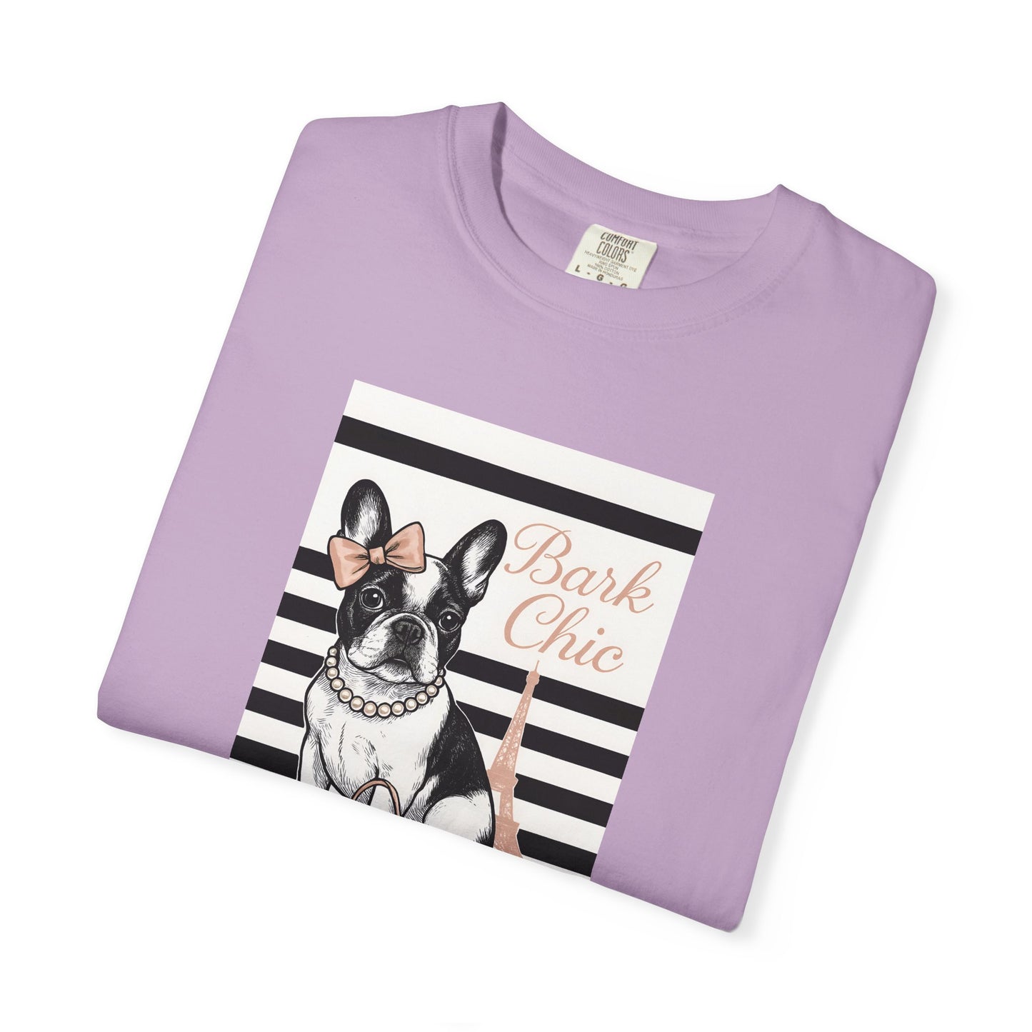 Chic Dog Lover T-shirt, Bark Chic Tee, Unisex Graphic Shirt, Pet Lover Gift, Comfortable Everyday Wear, Cute Animal Apparel