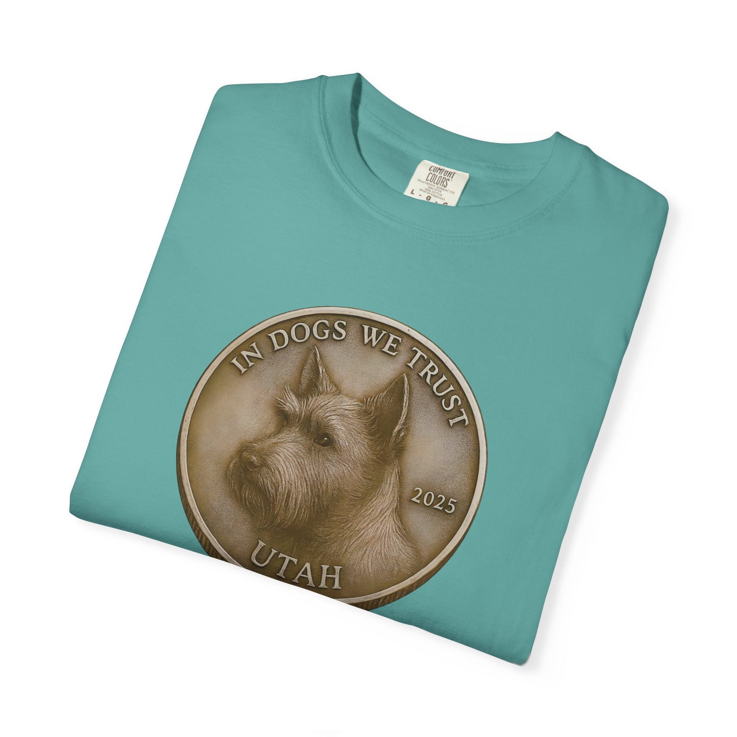 Utah State Coin T-Shirt Collection - Proud Dog Breed Illustrations