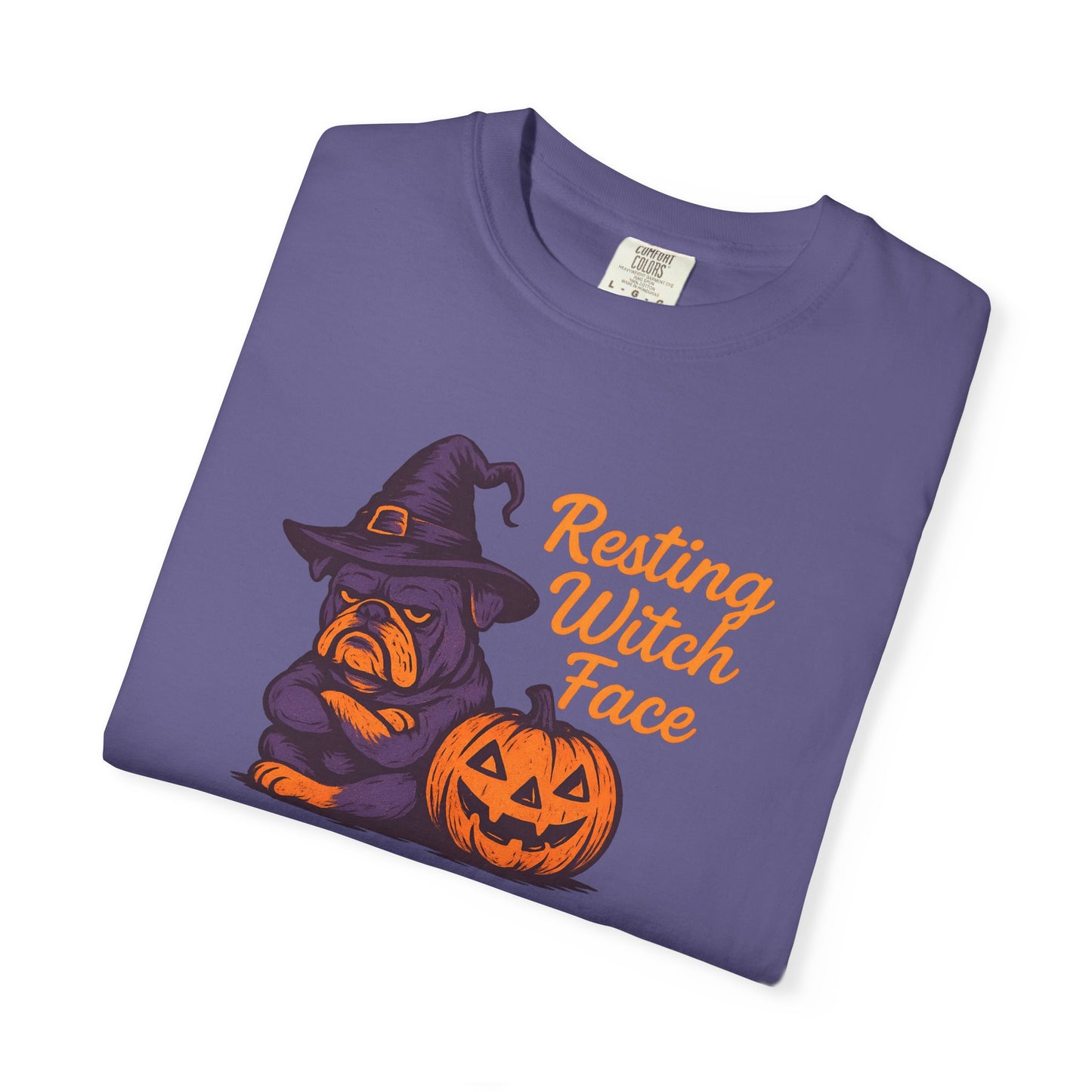 Halloween Witch T-Shirt, Funny Resting Witch Face Tee, Unisex Halloween Apparel, Spooky Season Shirt, Fall Festive Wear