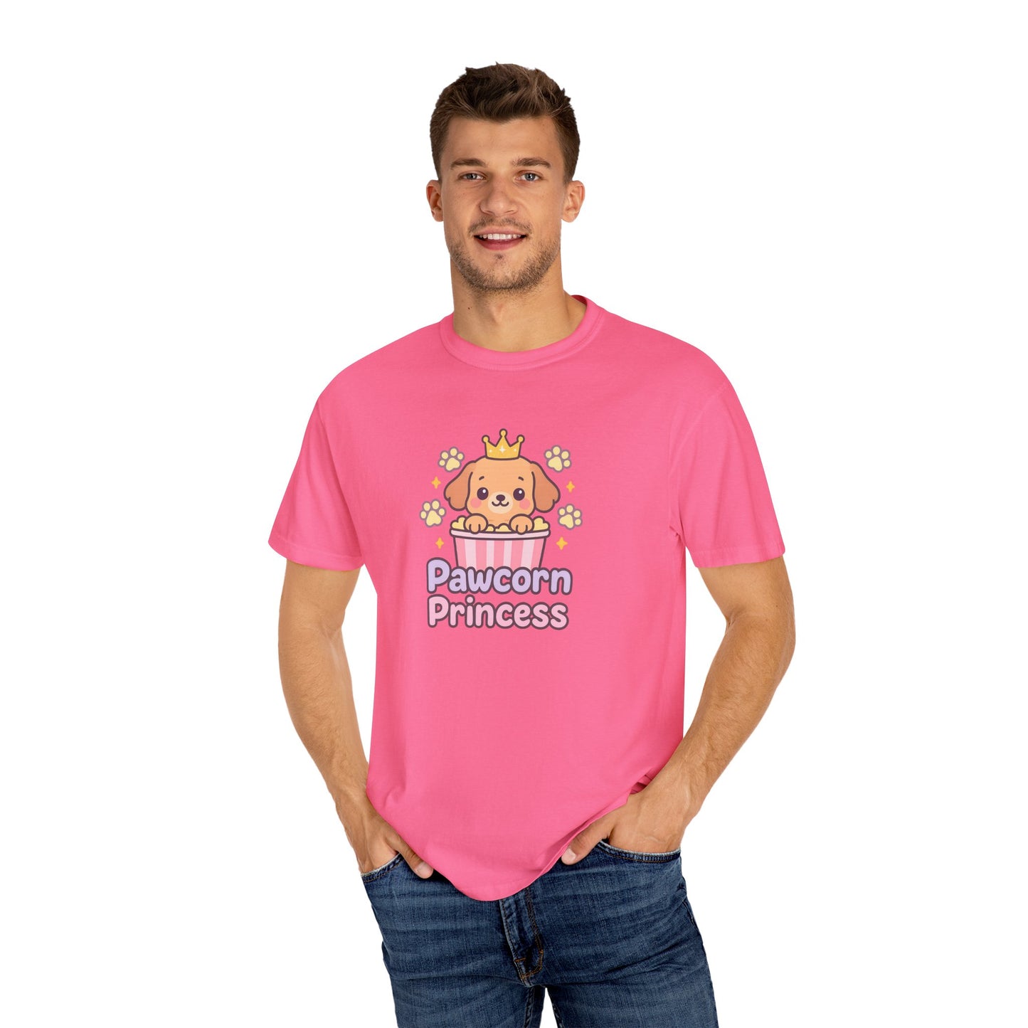 Pawprint Princess T-Shirt, Cute Dog Lover Tee, Funny Pet Shirt, Gift for Dog Moms, Animal Lover Clothing