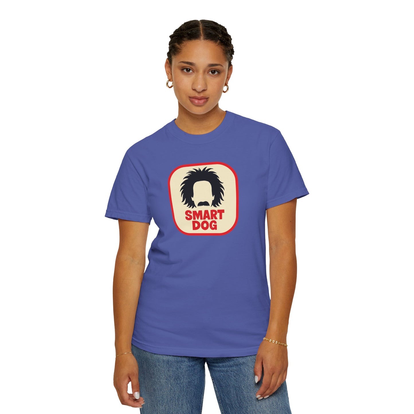Dog Lover Graphic T-shirt - Smart Dog, Albert Einstein Design